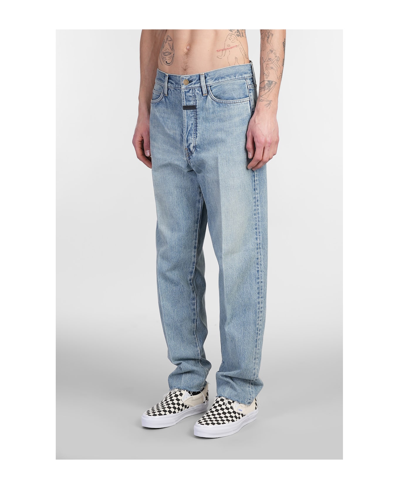 Fear of God Jeans In Blue Cotton - blue