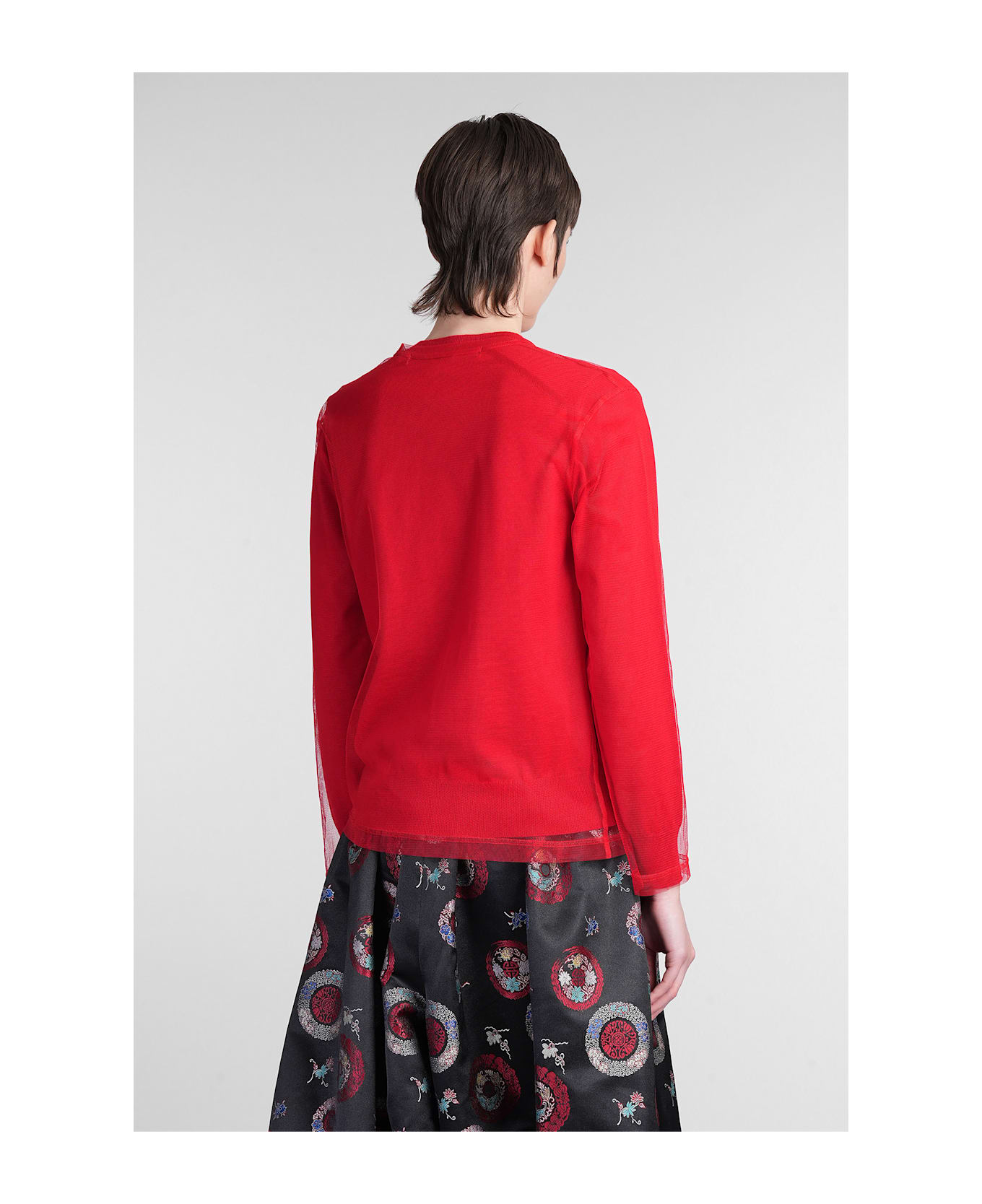 Comme des Garçons Knitwear In Red Wool - red