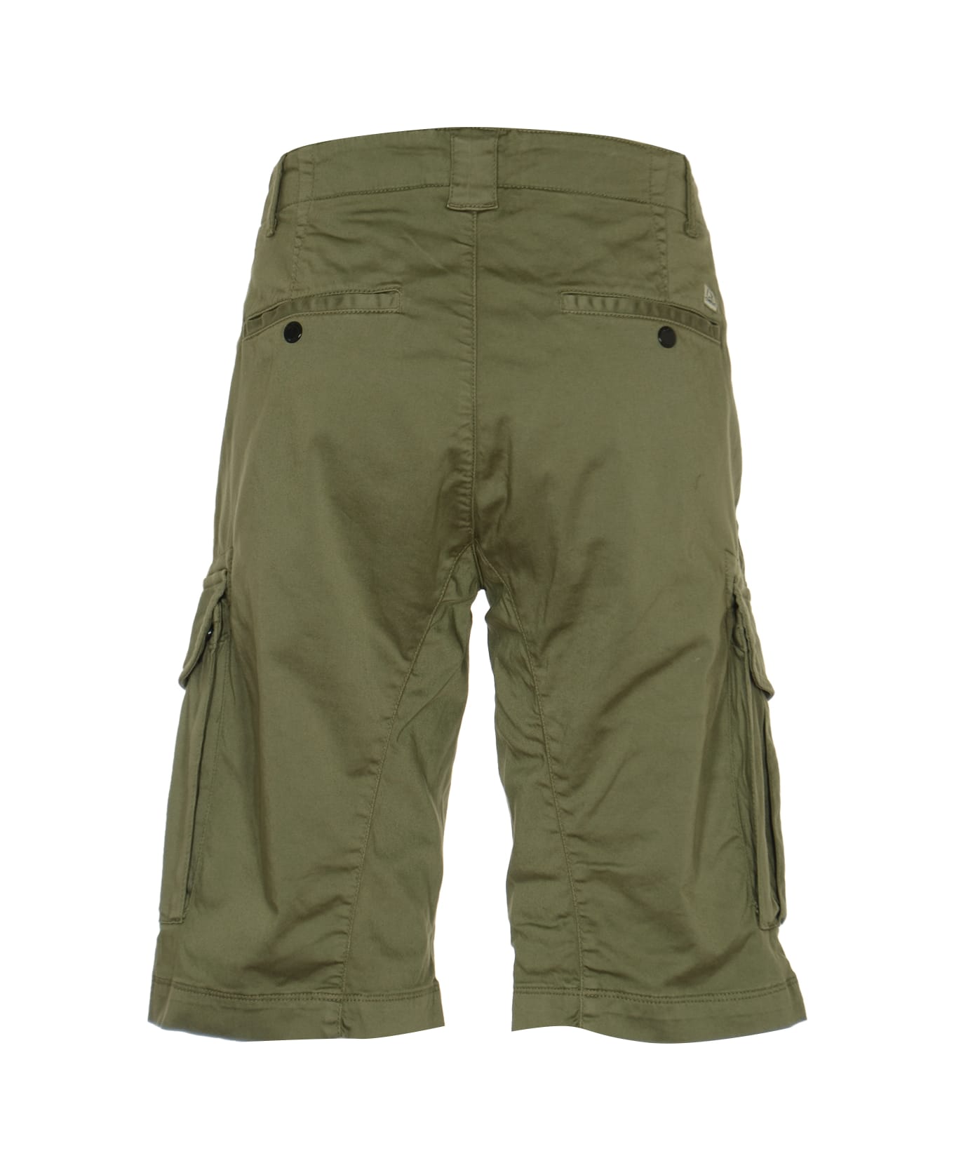C.P. Company Lens-detailed Cargo Shorts - Agave Green