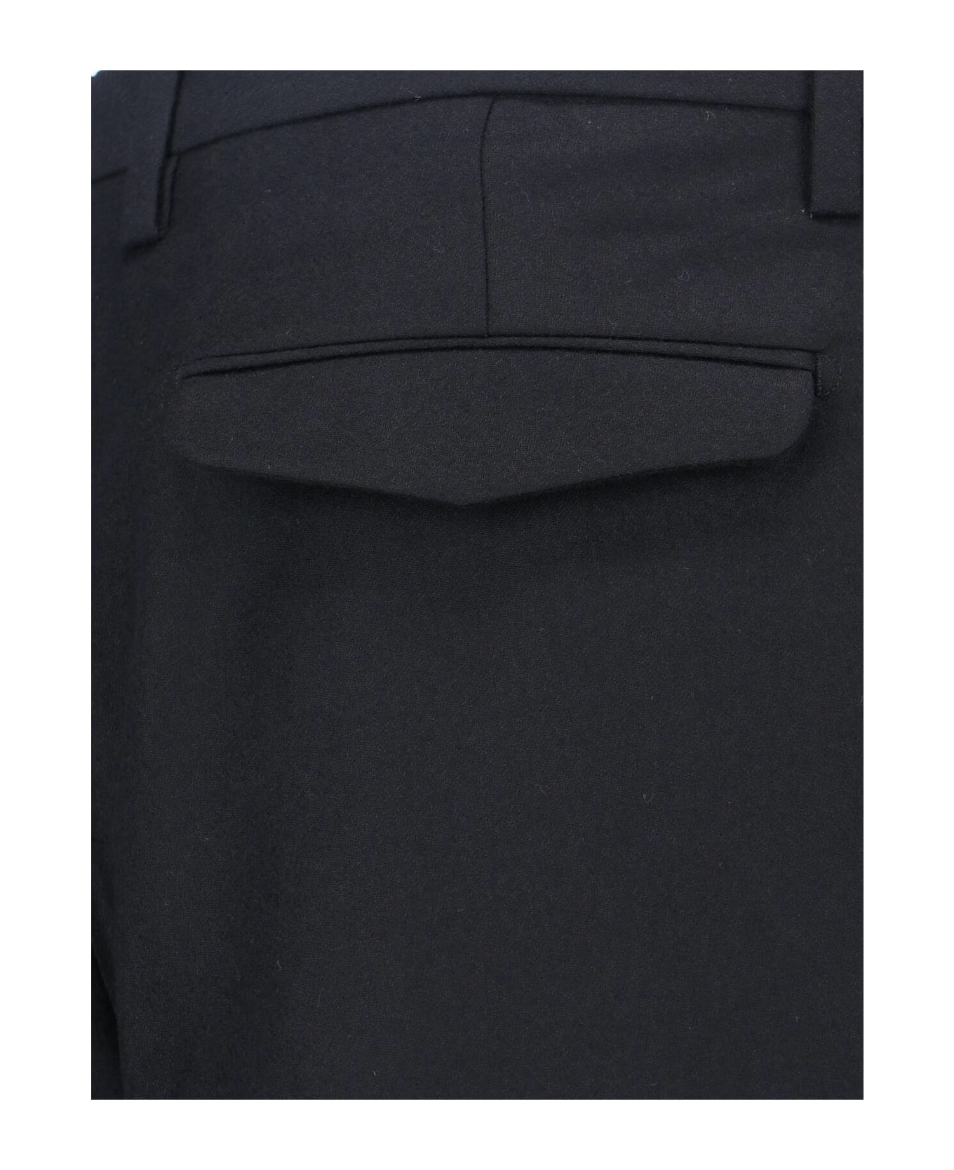 Briglia 1949 Virgin Wool Pants - Black  