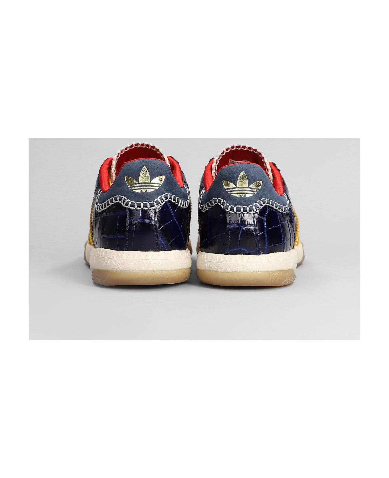 Adidas Originals by Wales Bonner Samba Suede Sneakers In Yellow Suede - yellow