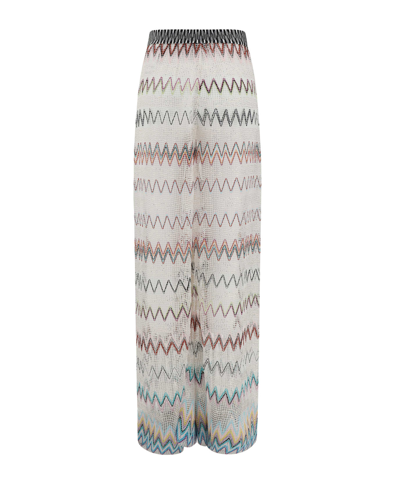 Missoni Zig Zag Patterned Mesh Pants