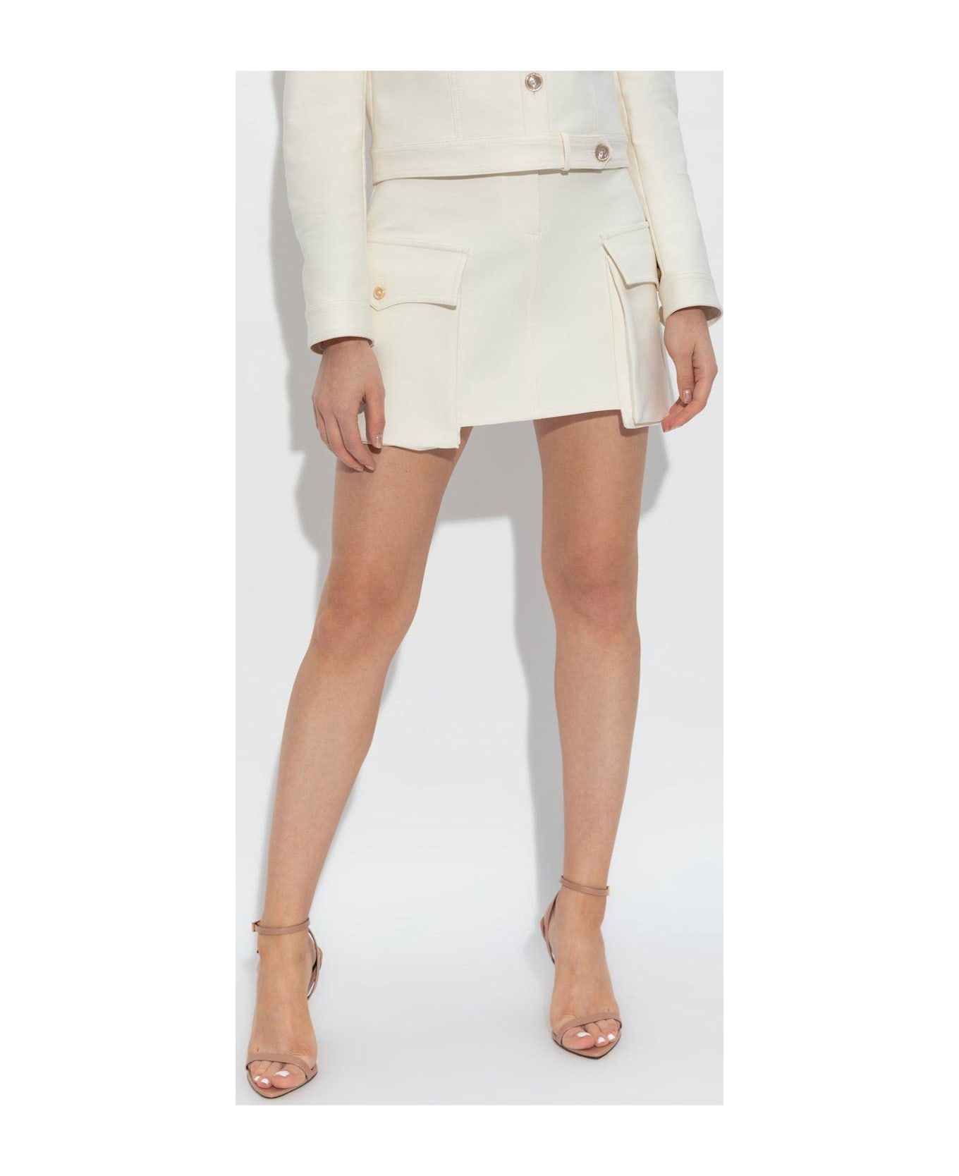 Tom Ford Mini Cargo Skirt - WHITE