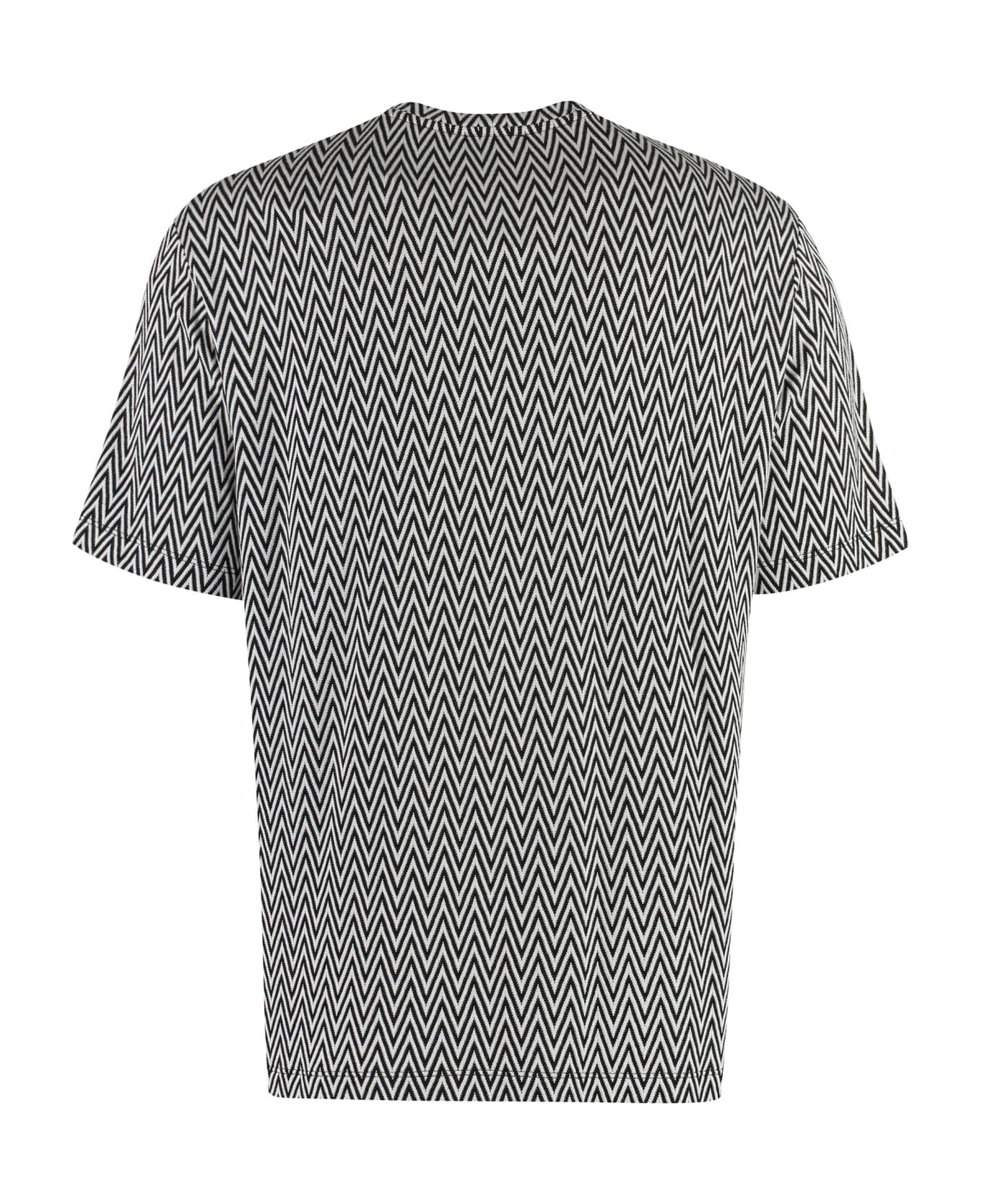 Giorgio Armani Jacquard Knit T-shirt - White