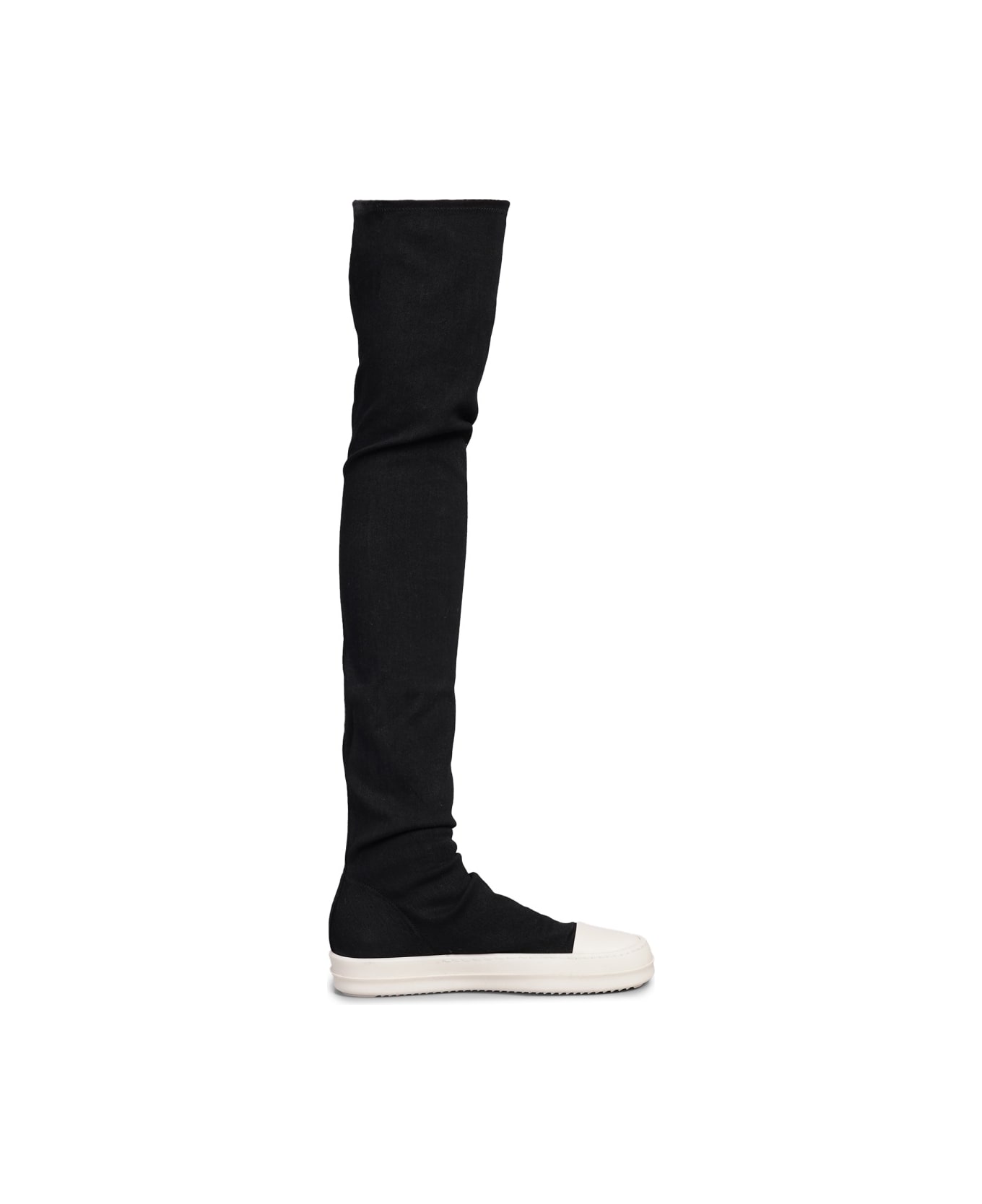 DRKSHDW High Sock Sneaker Boot - BLACK