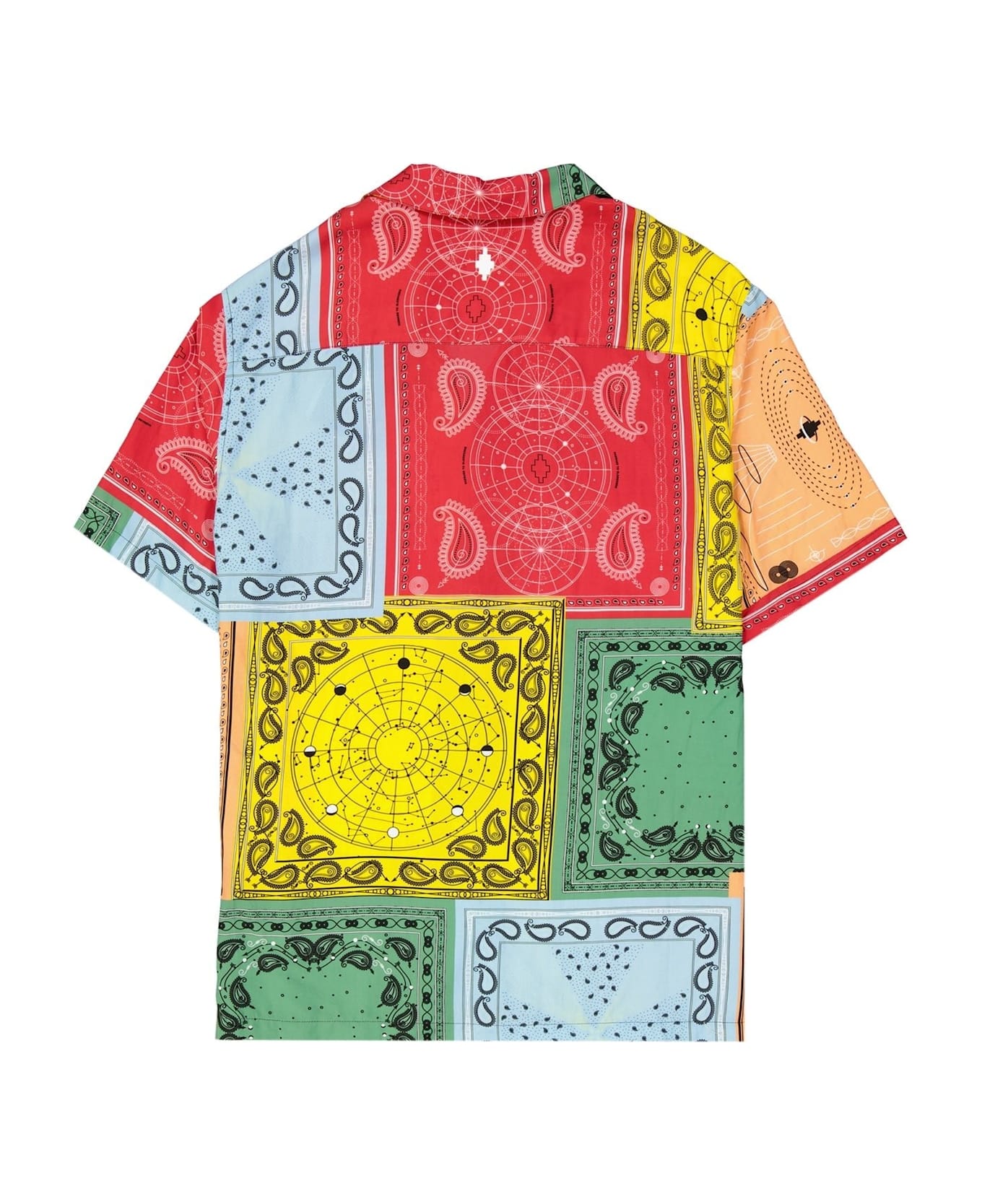 Marcelo Burlon Colour-block Shirt - Red