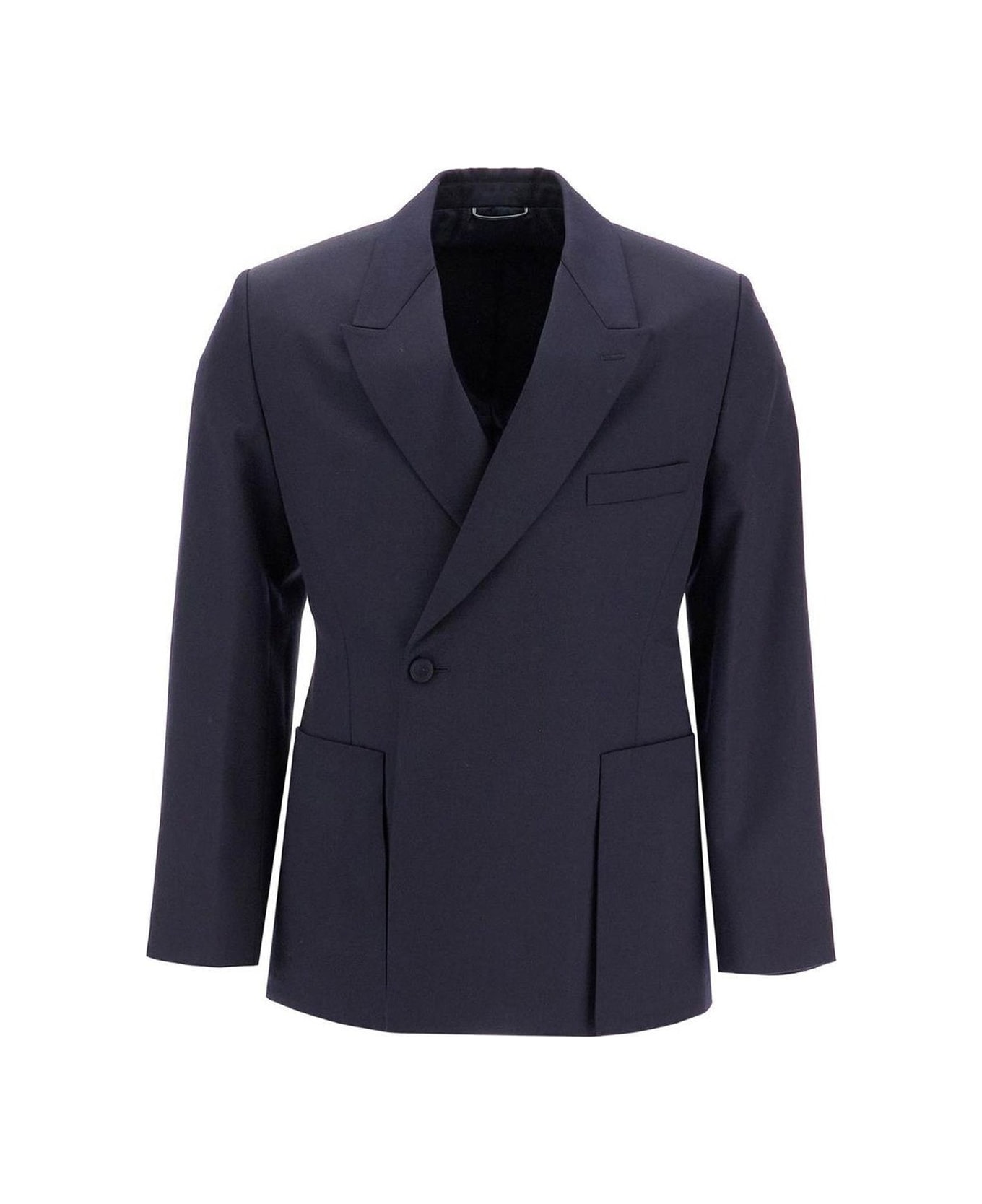 Dior Wool Blazer Jacket - Blue
