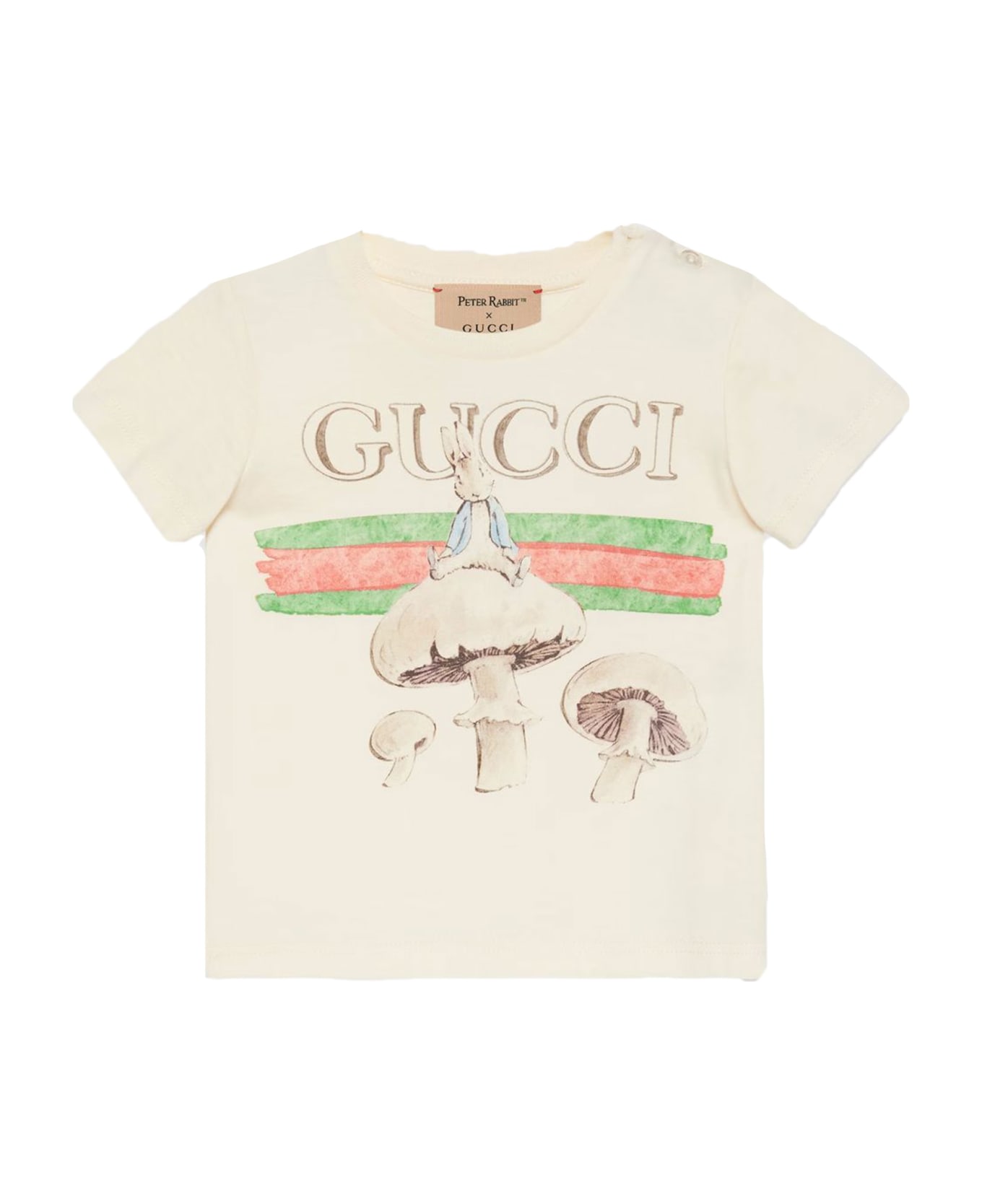 Gucci Kids T-shirts And Polos Beige - Beige