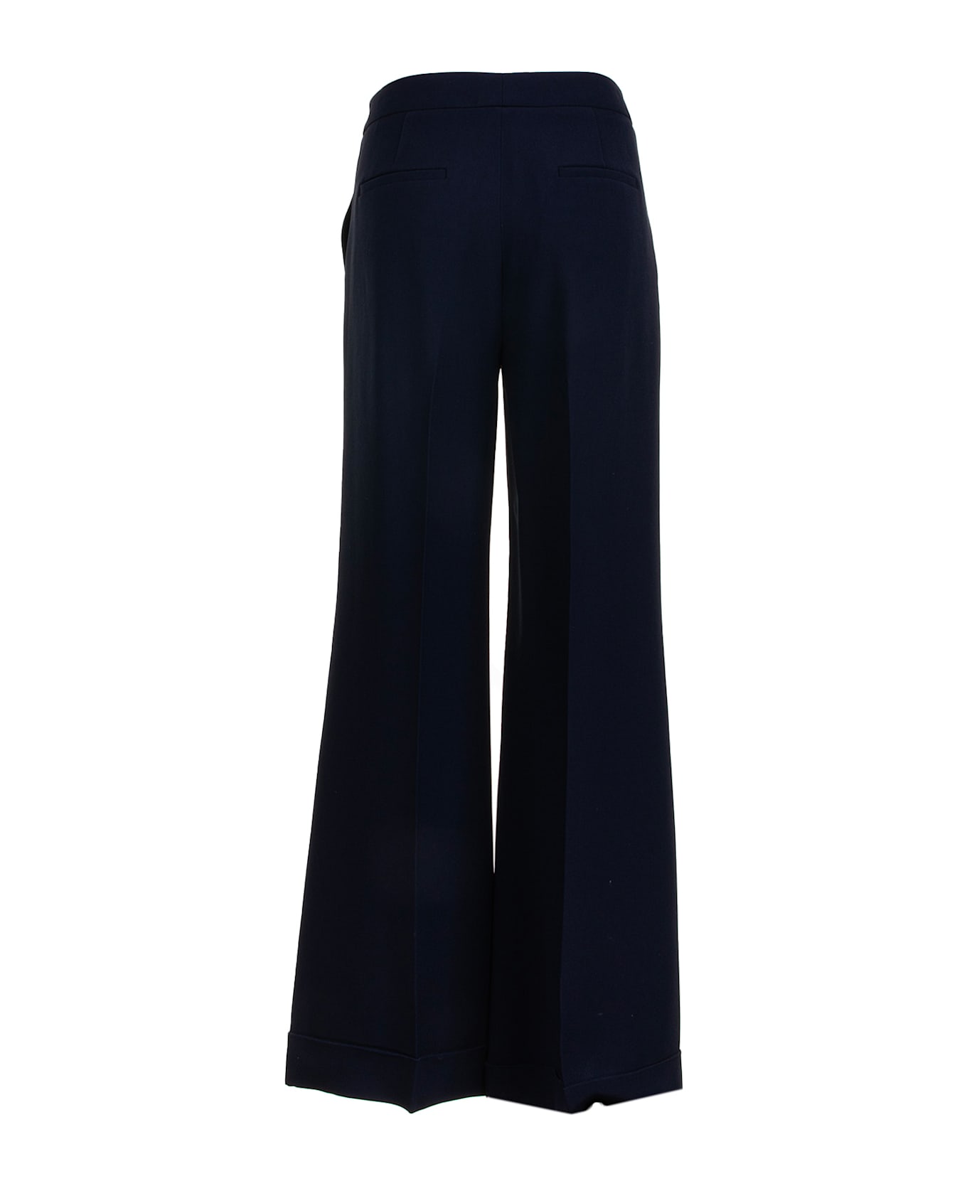 Via Masini 80 Trousers Blue - Blue