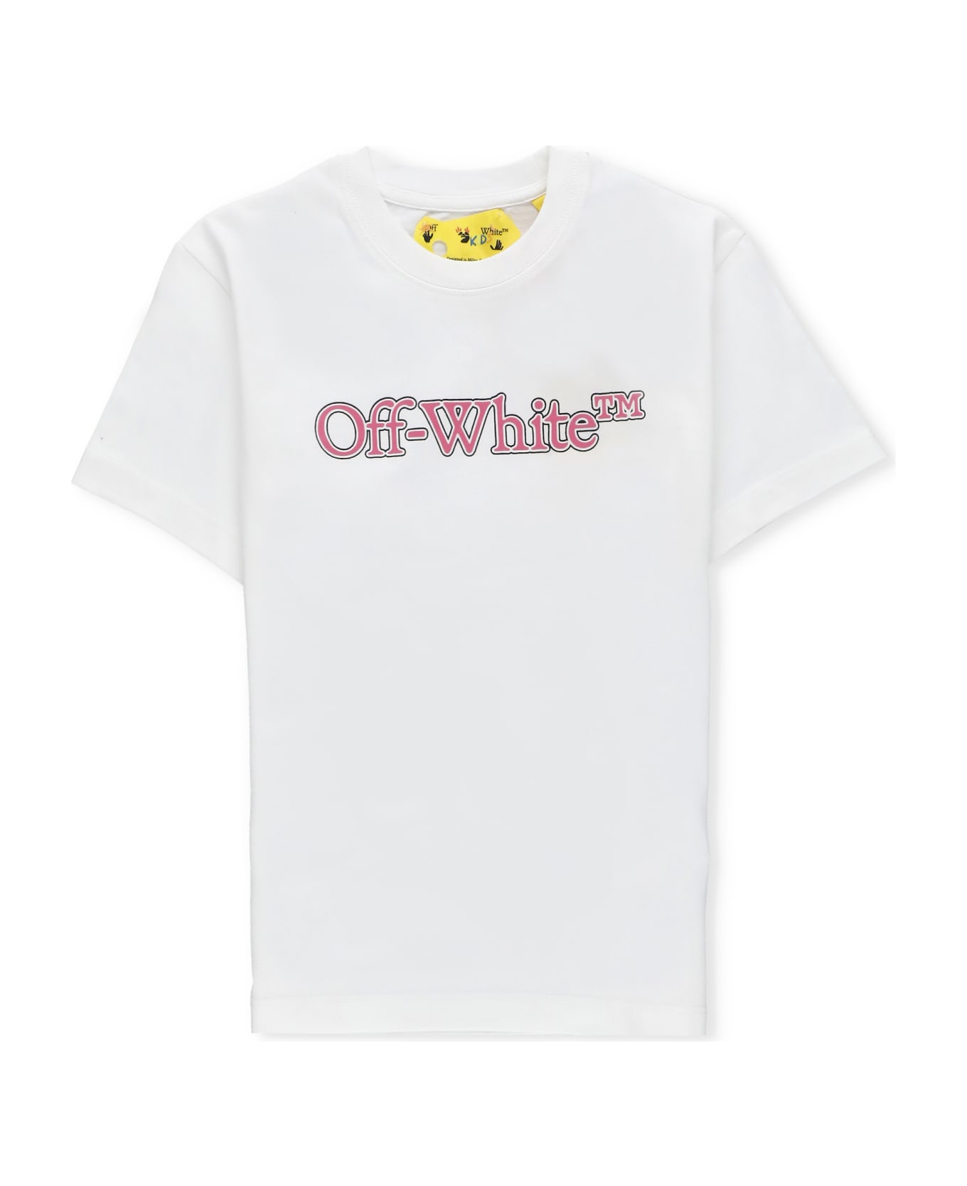 Off-White T-shirt With Logo - White