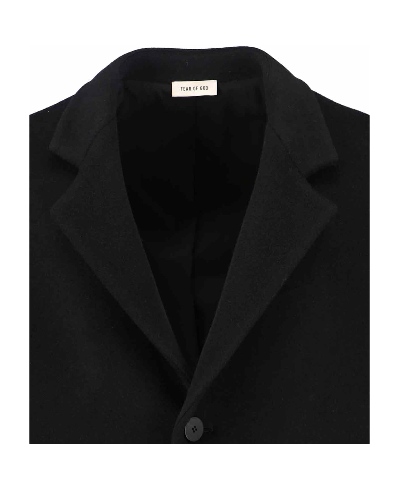 Fear of God Virgin Wool Coat - Black  