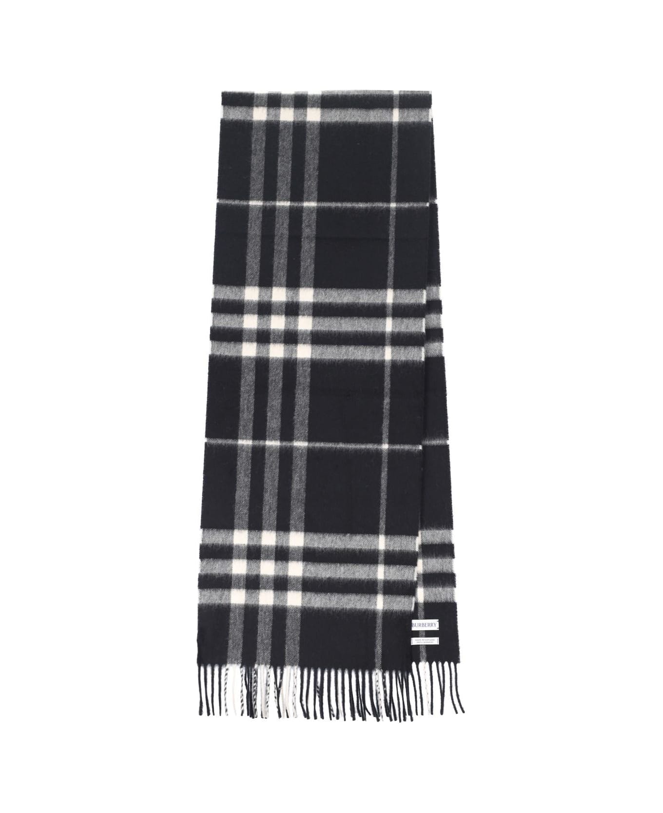 Burberry 
check
 Scarf - Black Calico