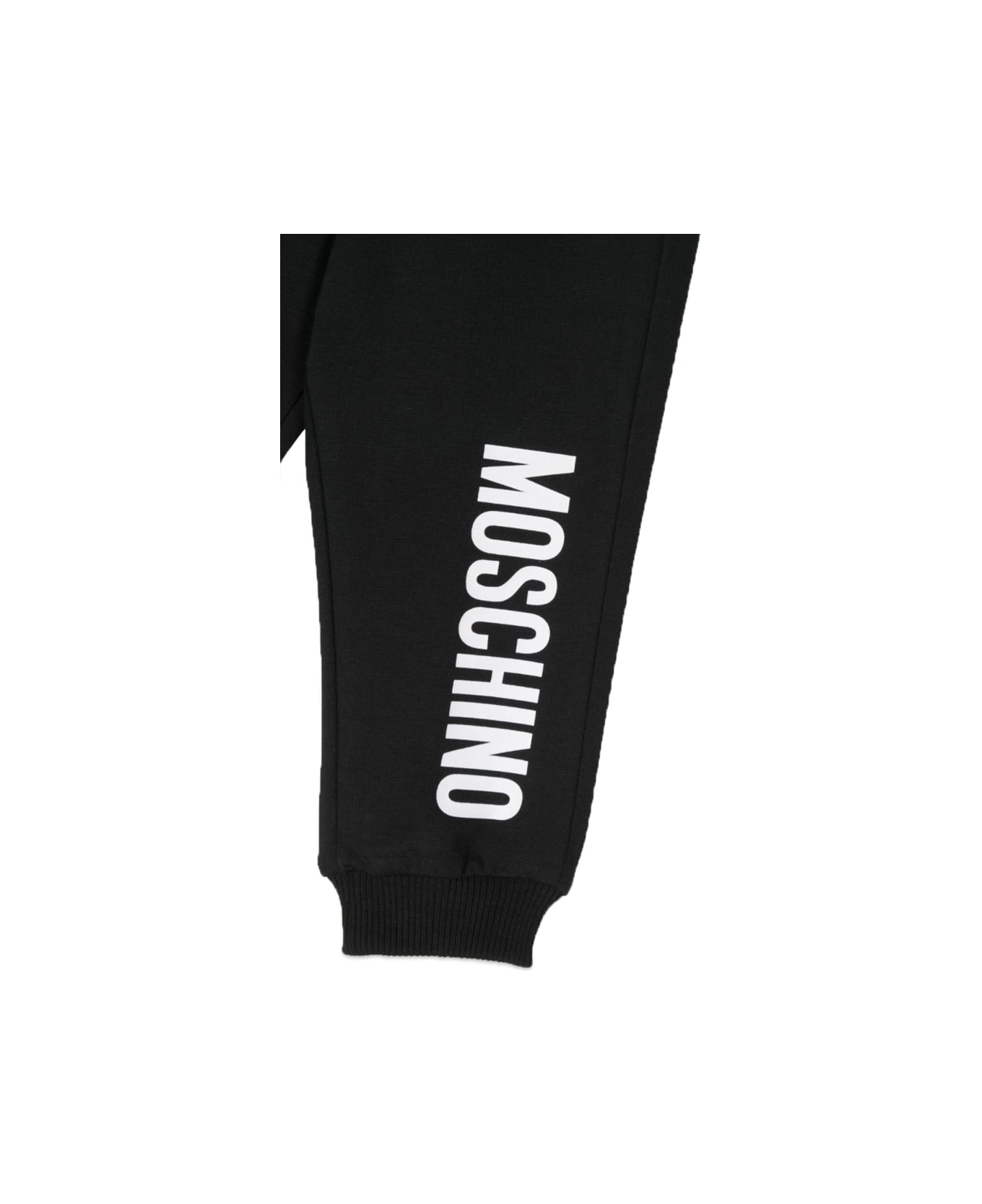Moschino Logo Joggers - BLACK ボトムス