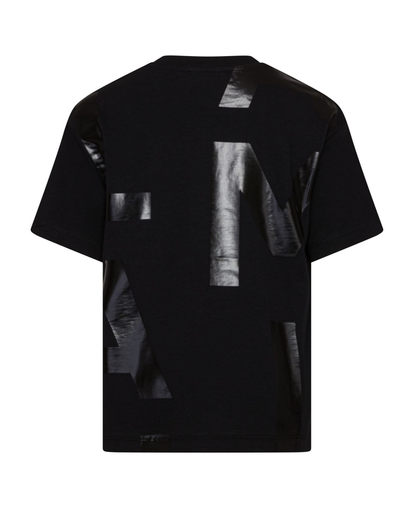 Balmain T-shirt With Print - Black