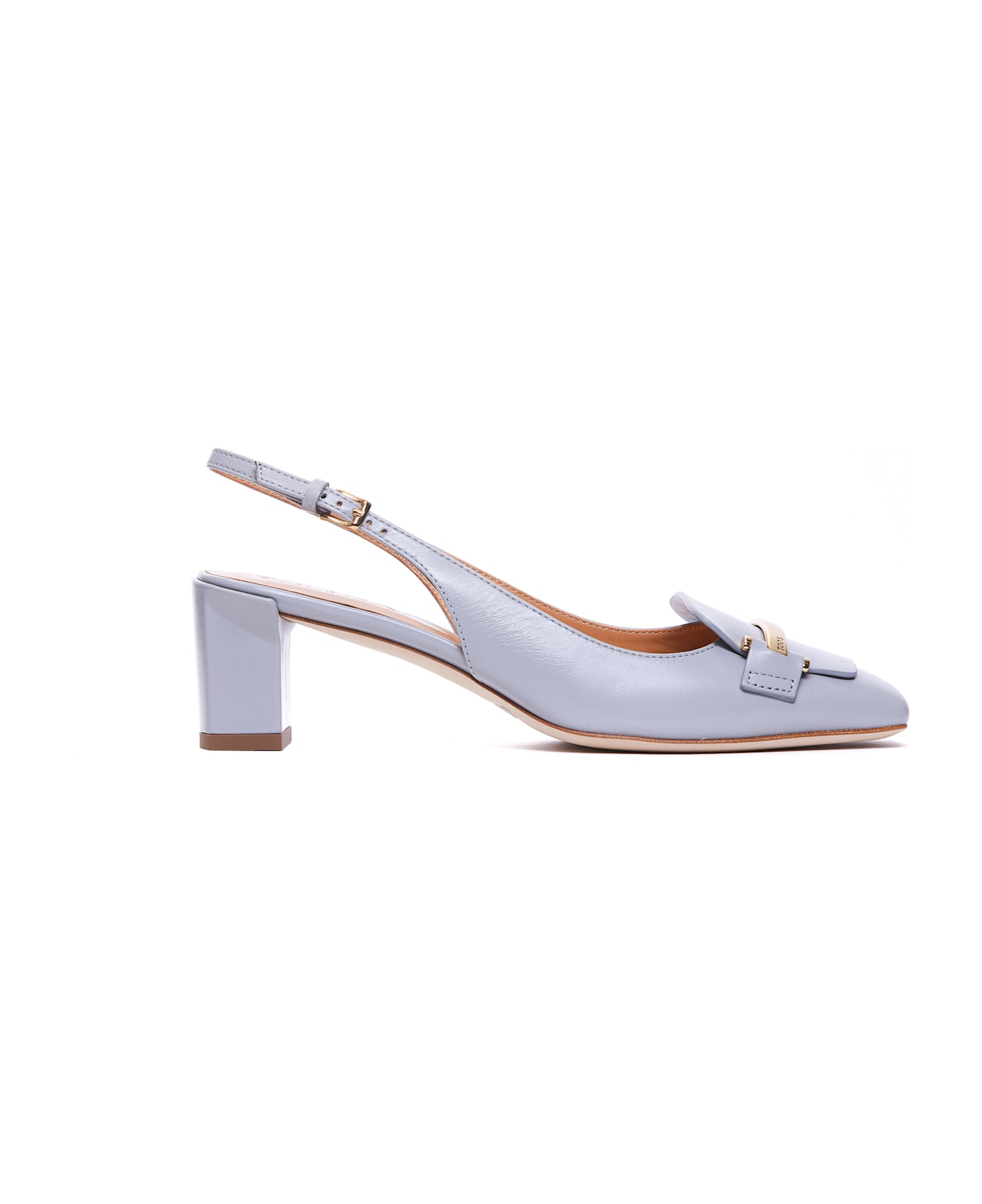 Tod
s Slingback Leather Dècolletè - Grey