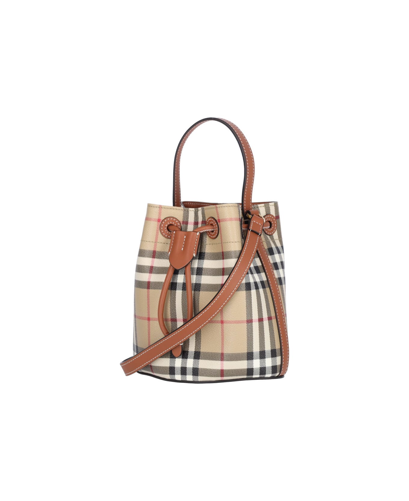Burberry 
check
 Mini Bag - VNTGCHKBRIARBROWN