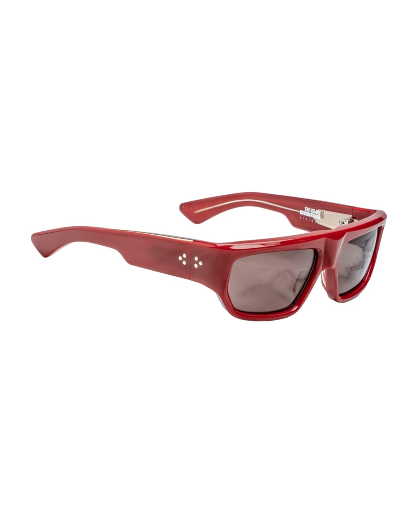 Jacques Marie Mage Vicious - Vermillion Sunglasses - red