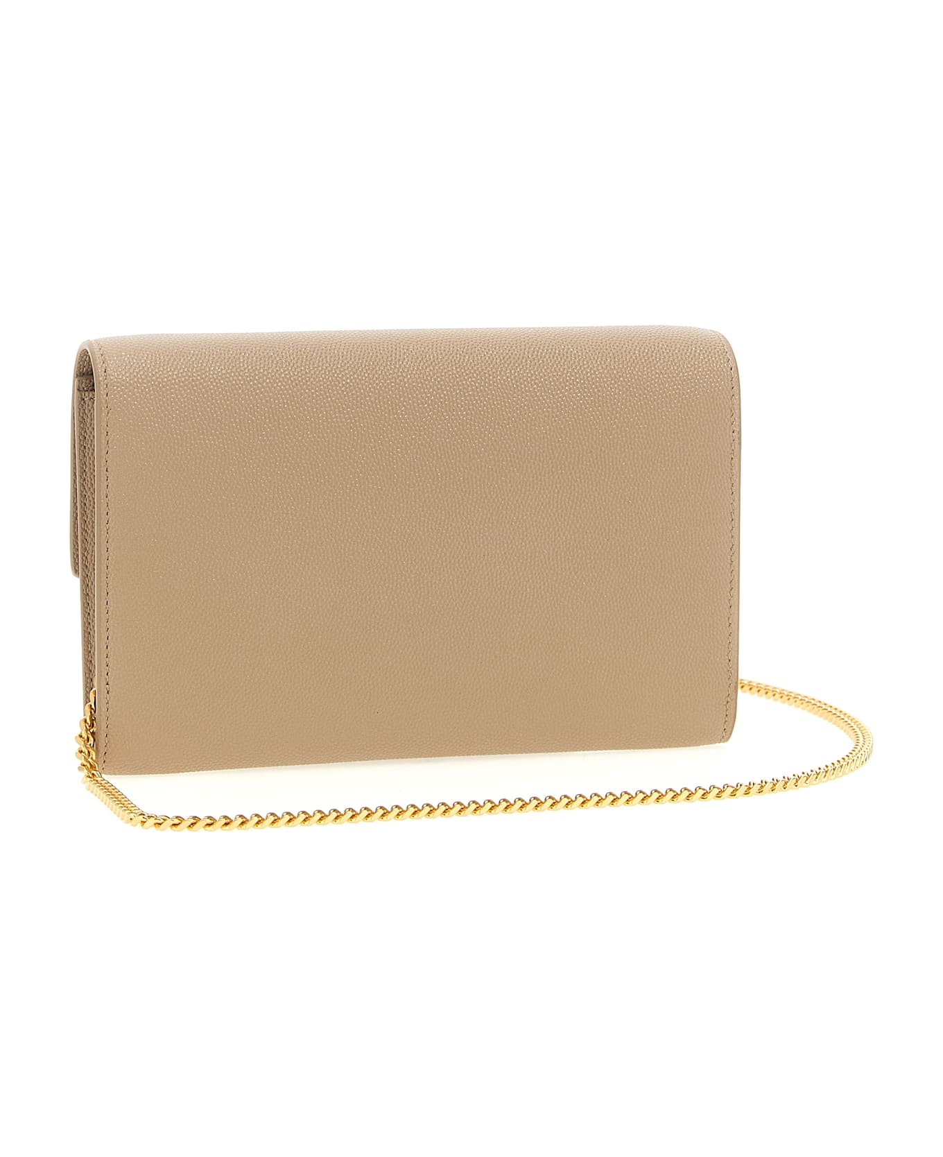 Saint Laurent 
uptown
 Clutch - Beige