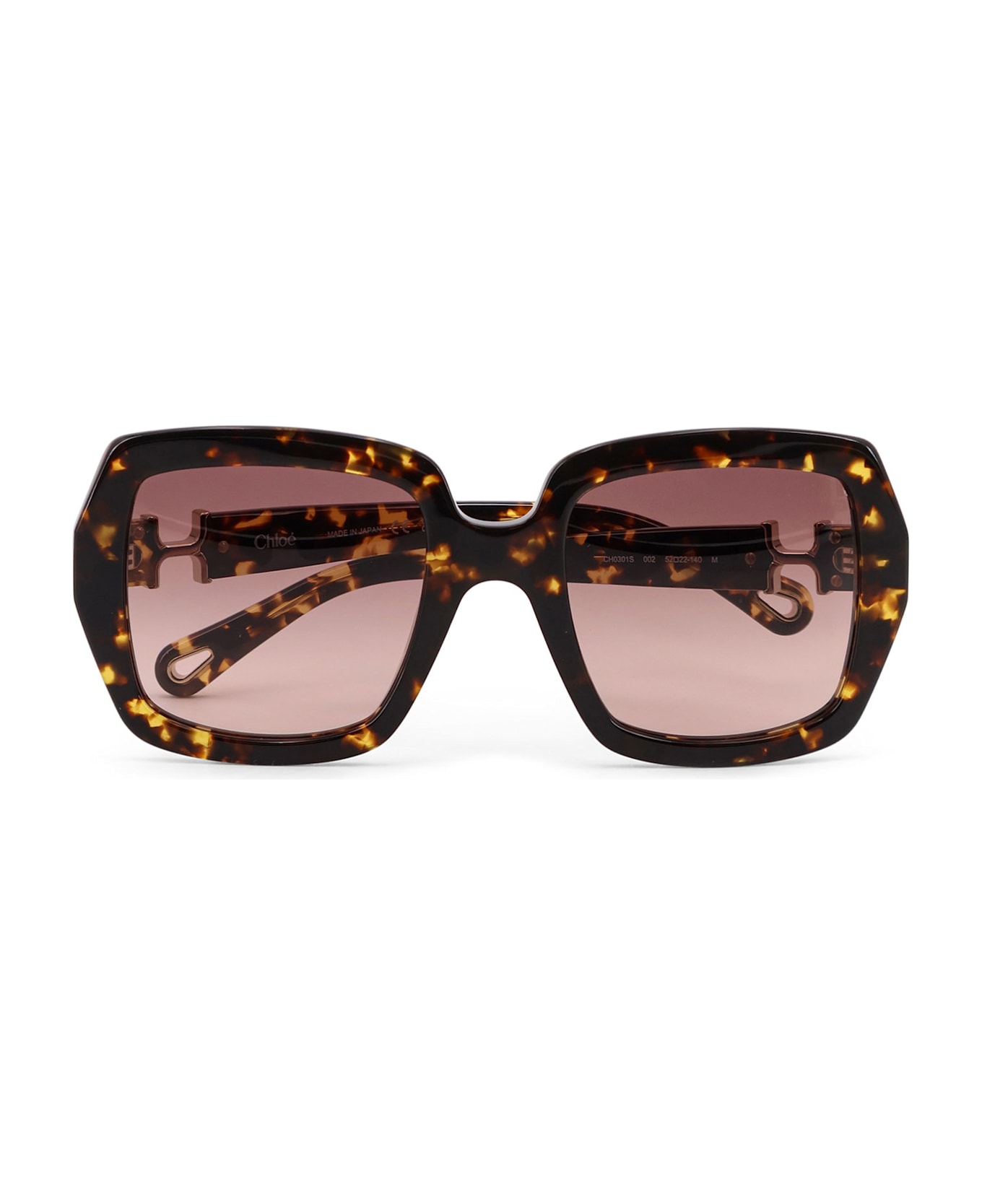 Chloé Acetate Sunglasses - HAVANA/HONEY
