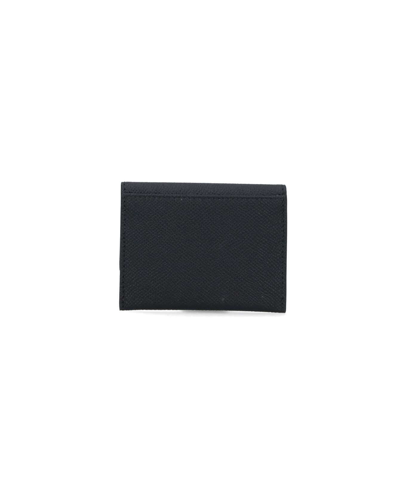 Ferragamo "gancini" Card Holder - Black  