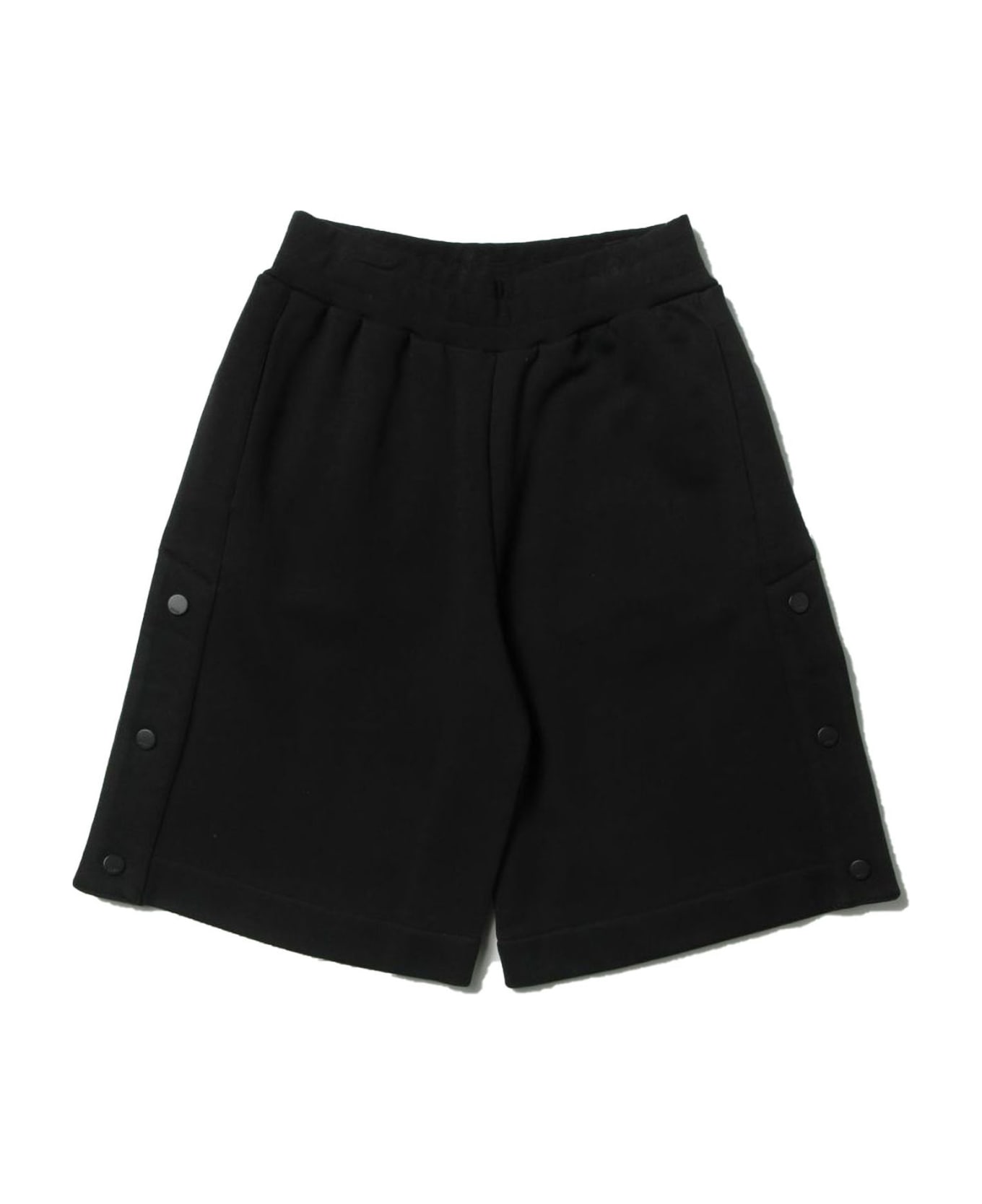 Fendi Black Cotton Shorts - Nero