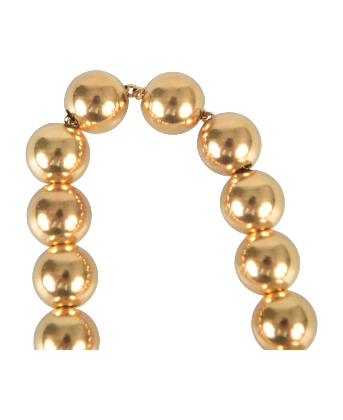 Jil Sander Metal Sphere Necklace - Gold