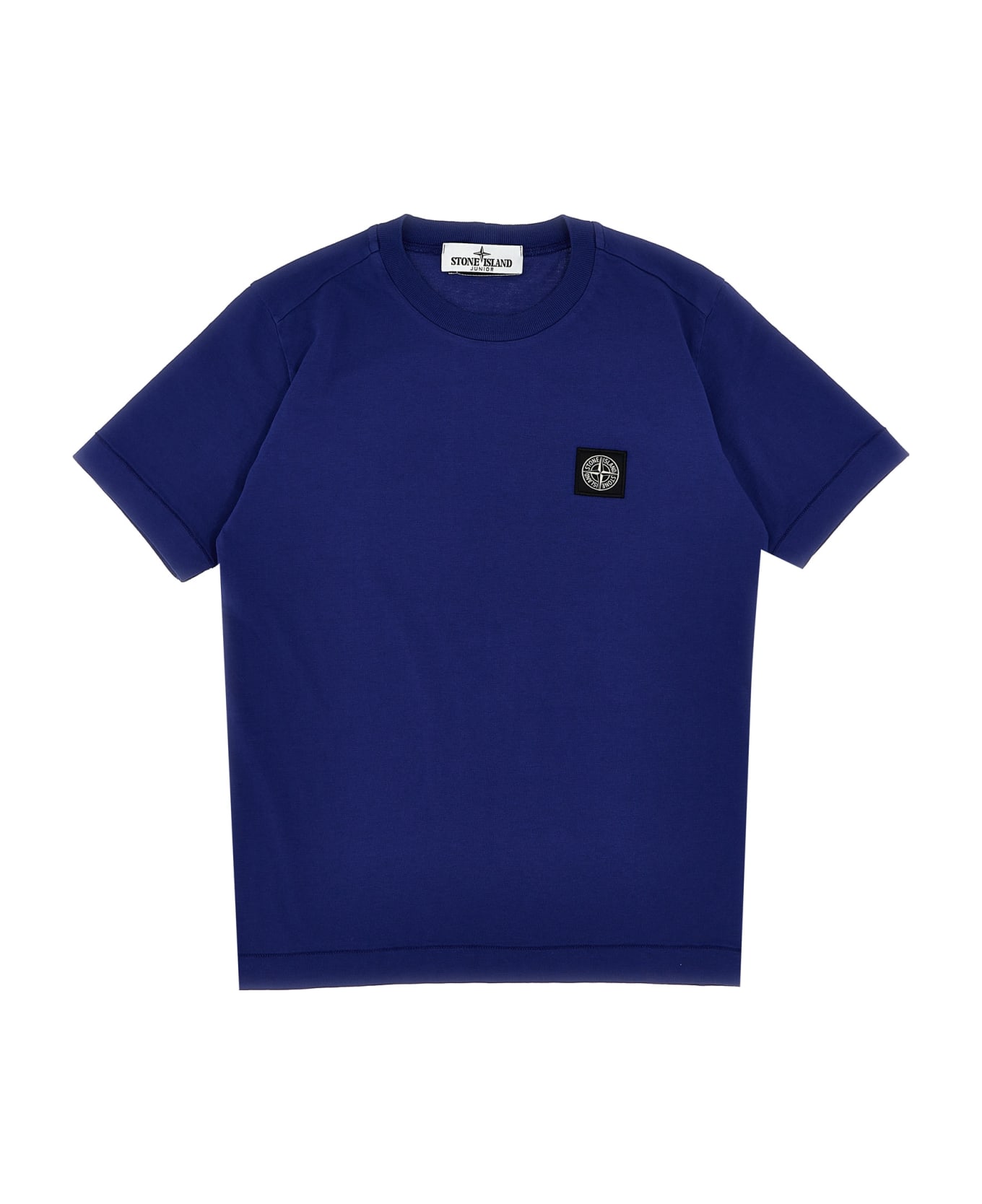 Stone Island Logo Patch T-shirt - Blu