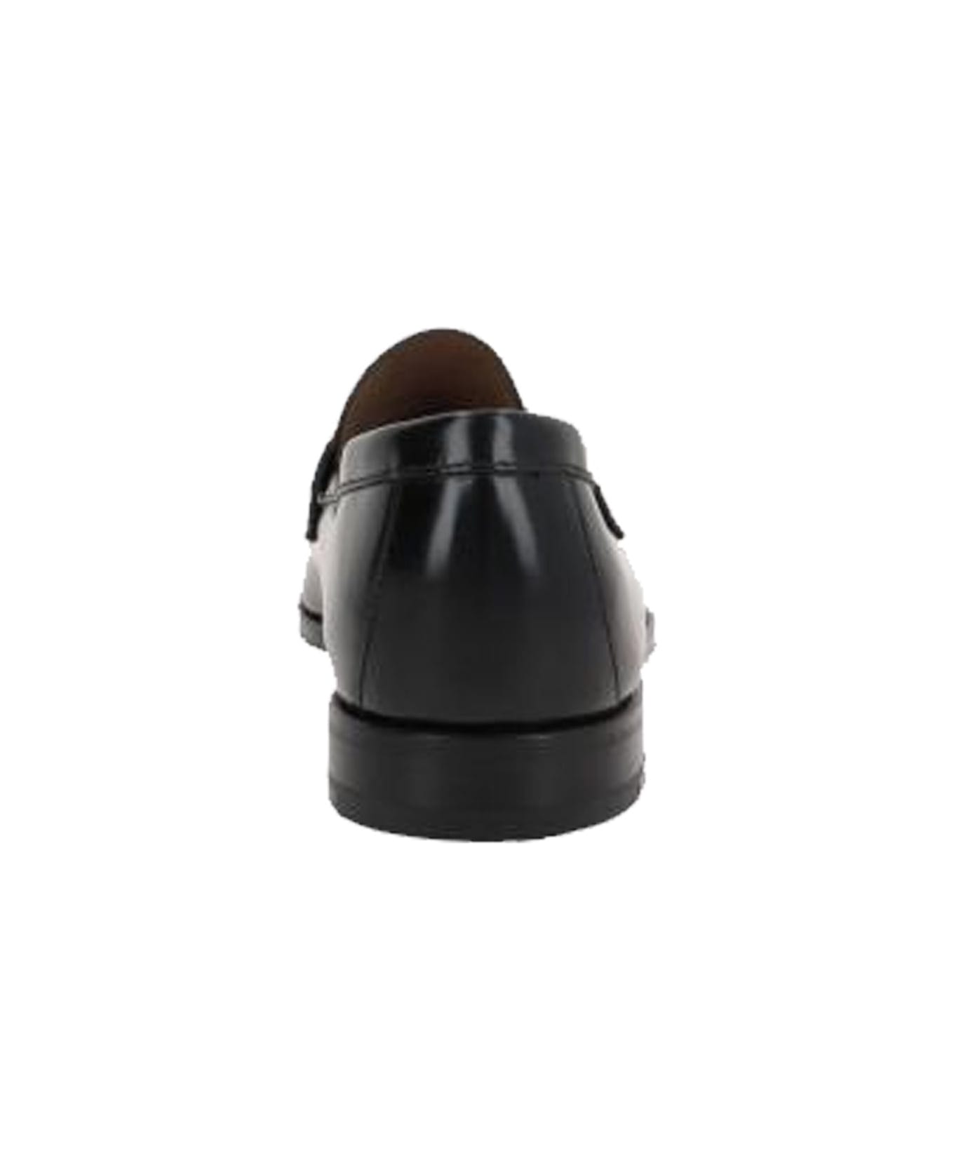 Prada Herren Leather Loafers - Black