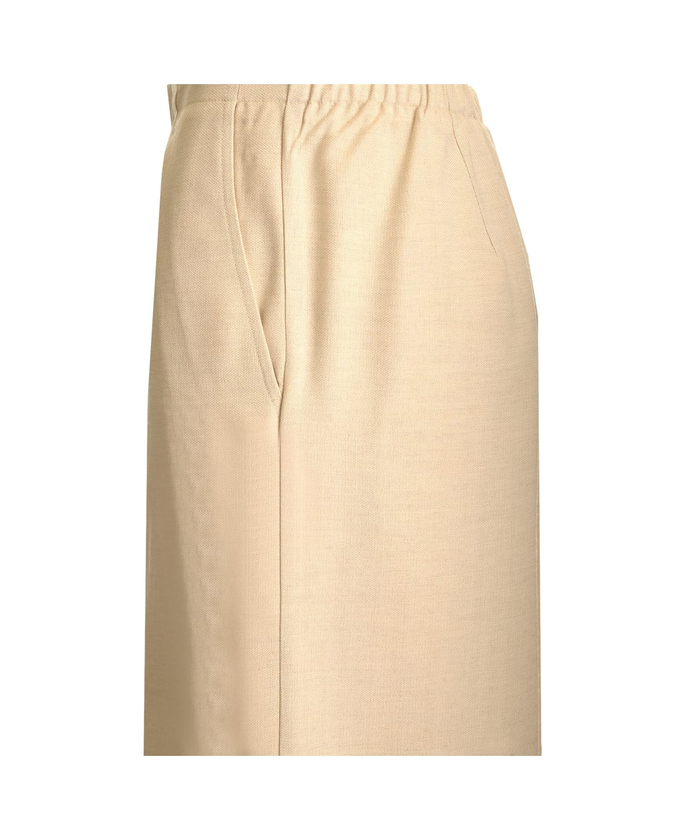 Forte_Forte Soft Cut Trousers With Pleats - Dune