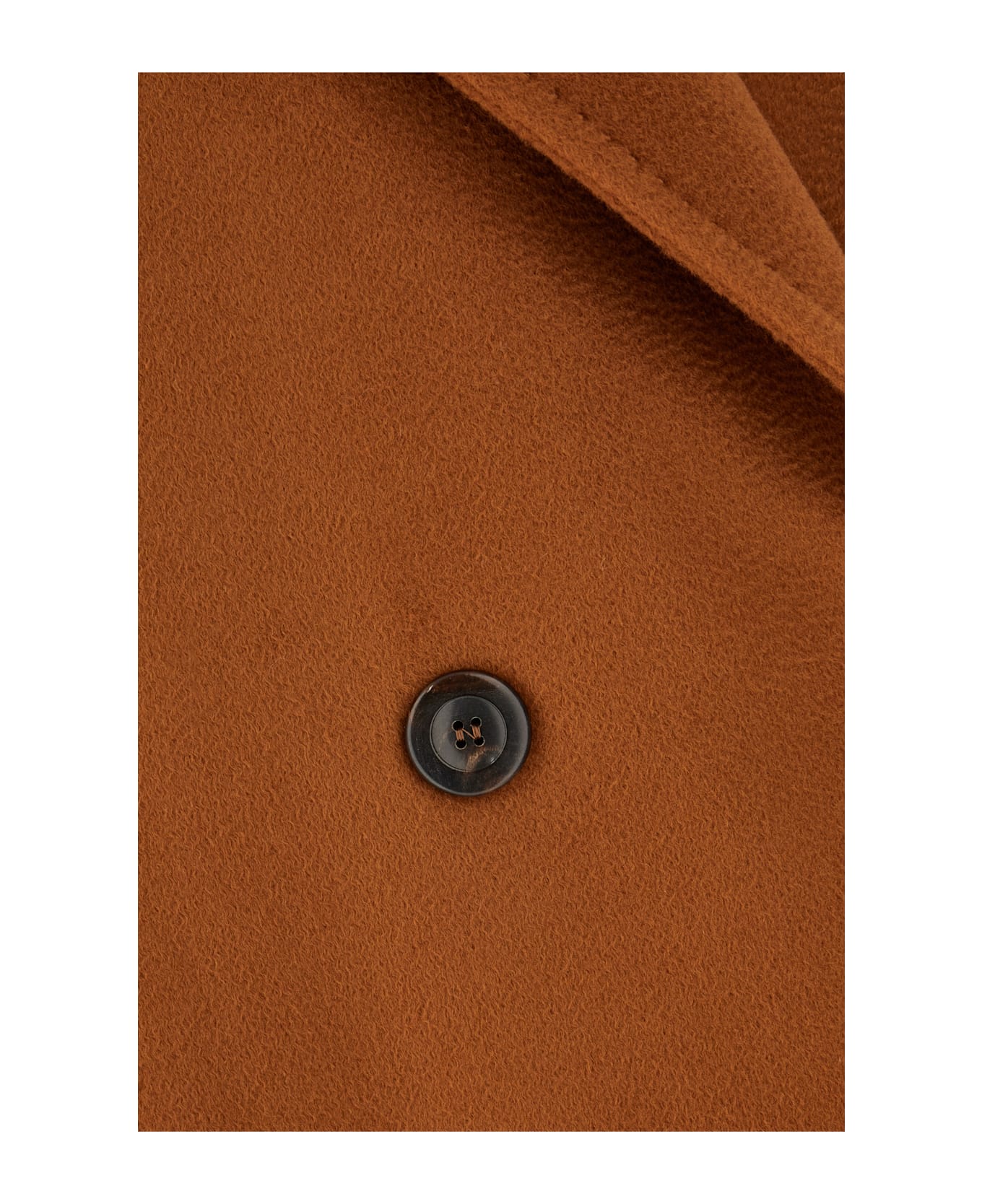 Max Mara Studio Brick Wool Coat - Cuoio