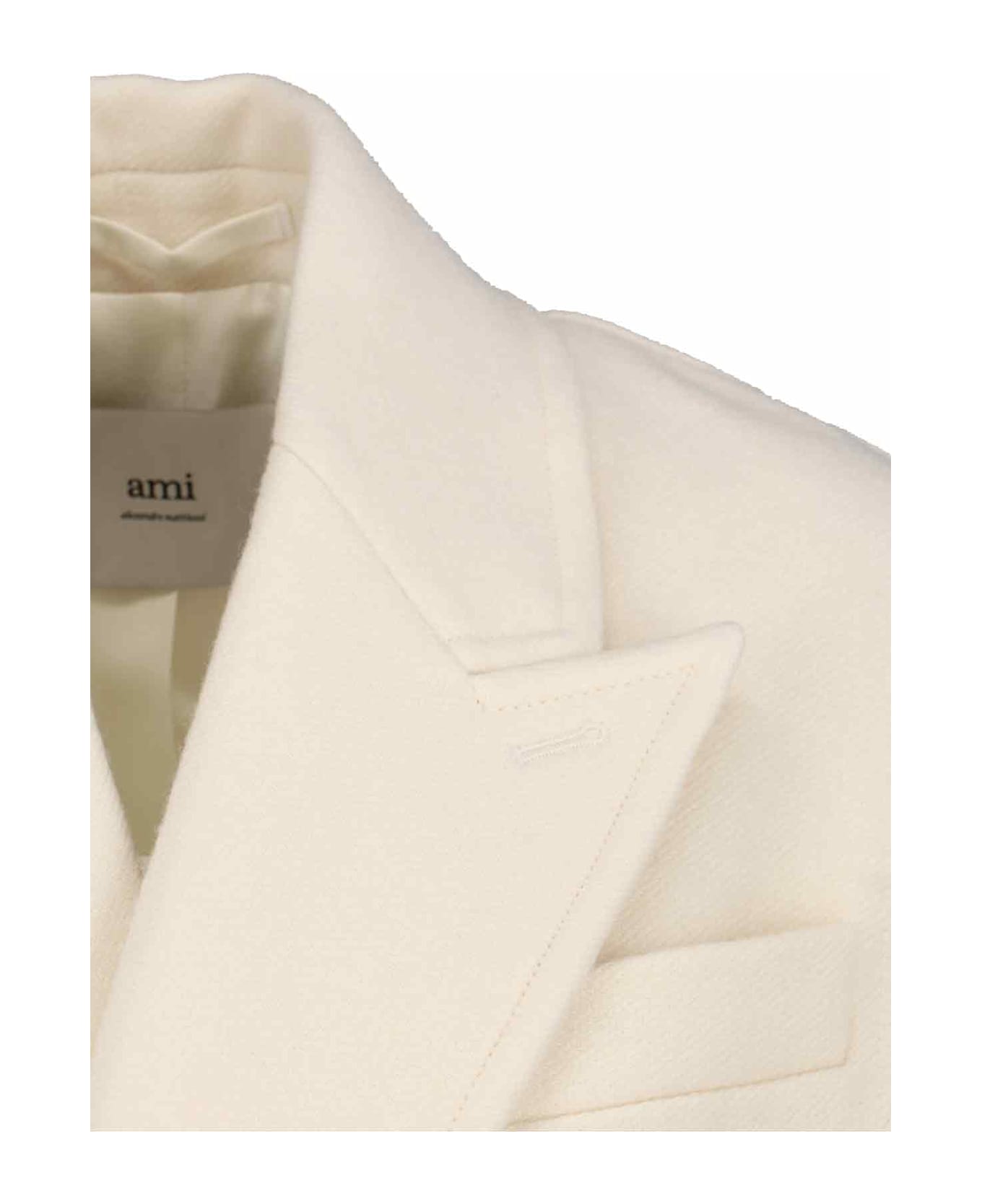 Ami Alexandre Mattiussi Double-breasted Coat - White