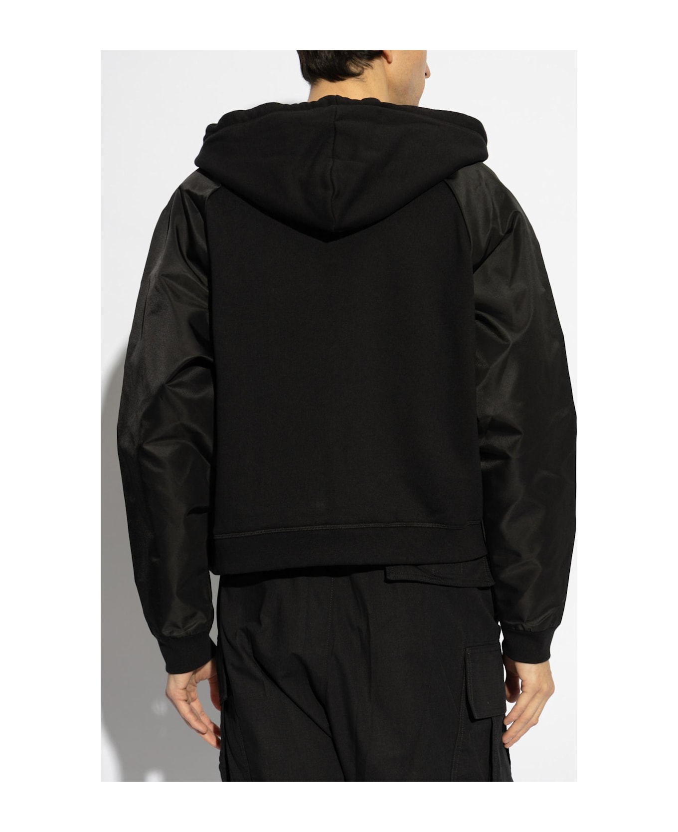Dsquared2 Jacket Made From Combined Materials - Black