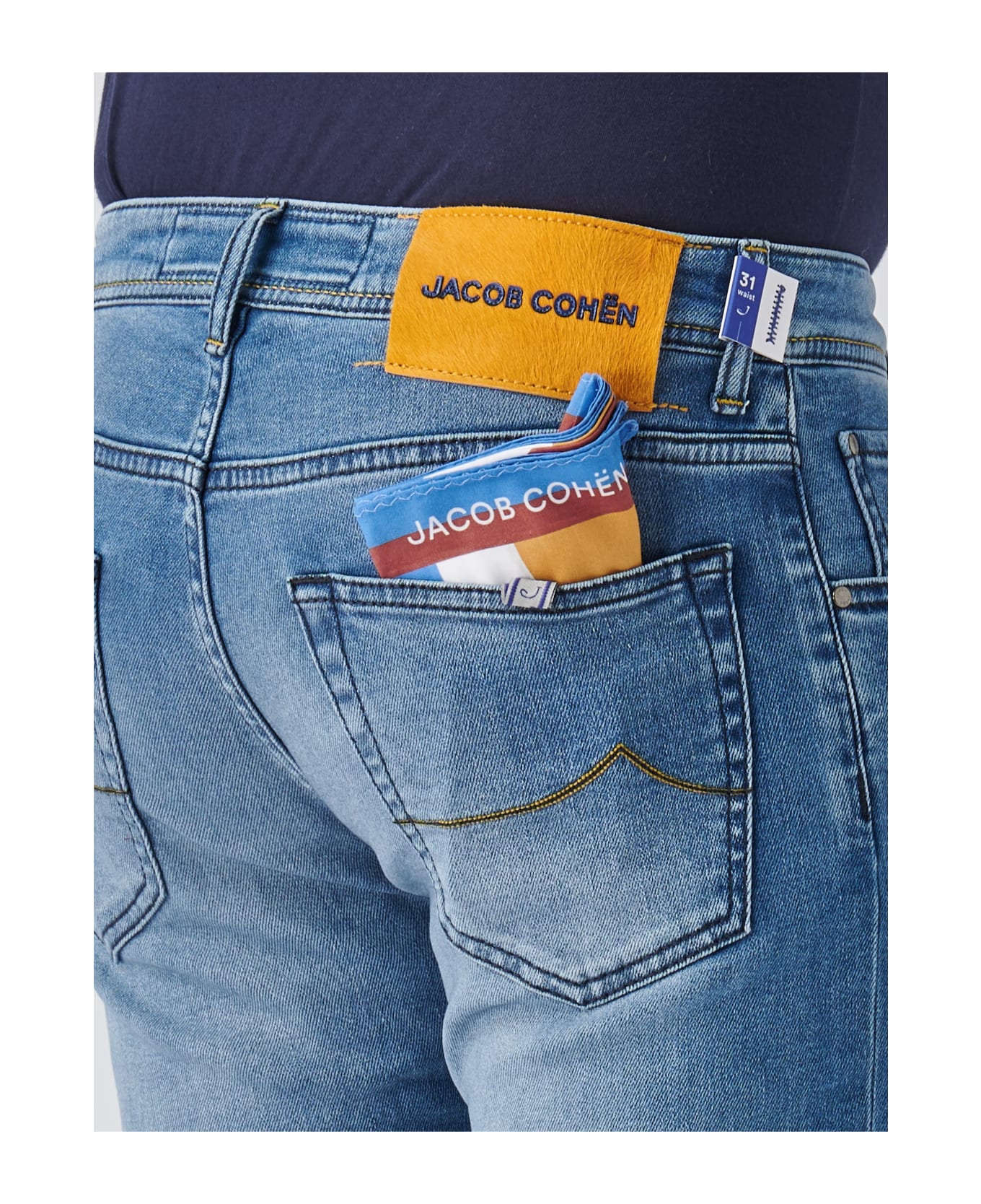 Jacob Cohen Pantalone Super Slim Nick Trousers - DENIM CHIARO