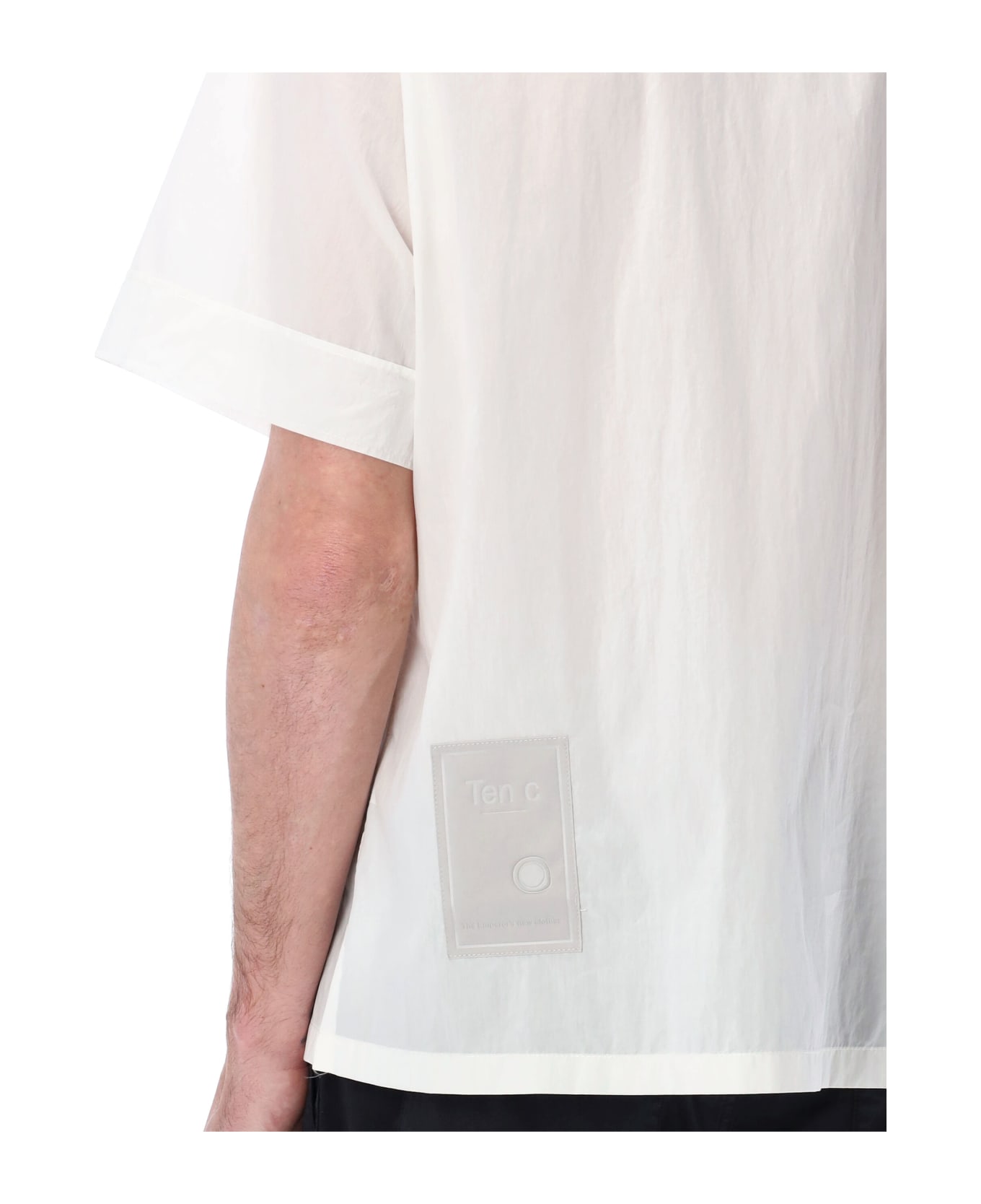 Ten C Short Sleeves Shirt - SNOW WHITE