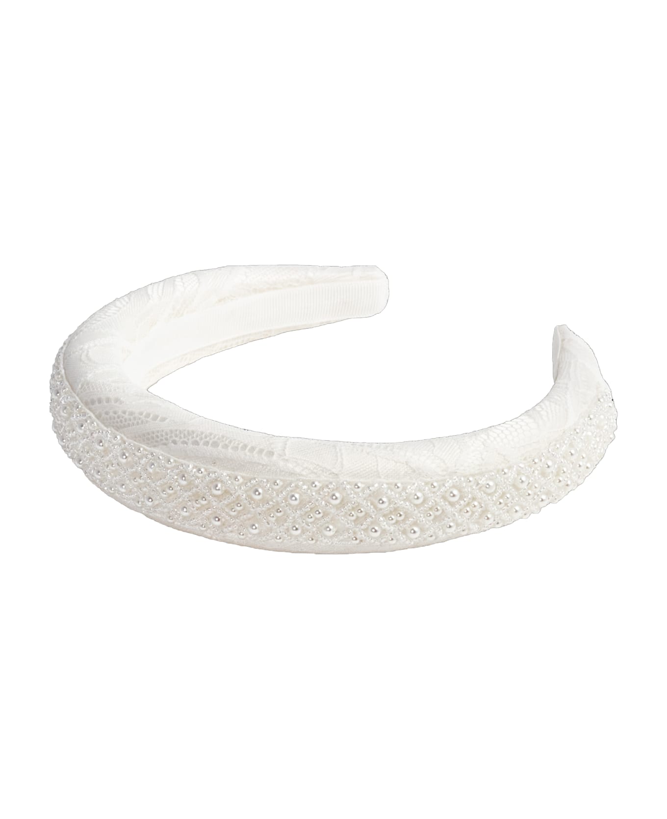self-portrait White Headband For Girl - White
