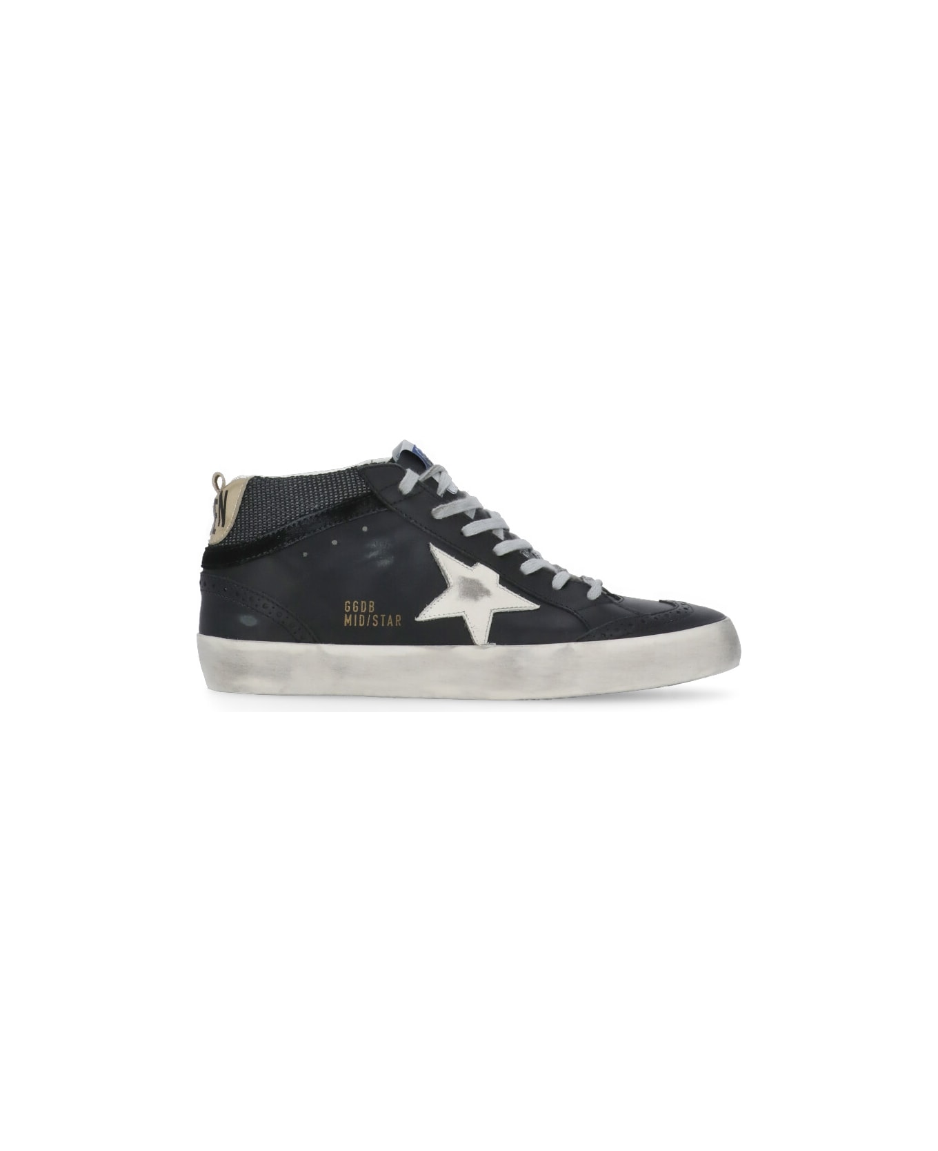 Golden Goose Mid Star Sneakers - Black