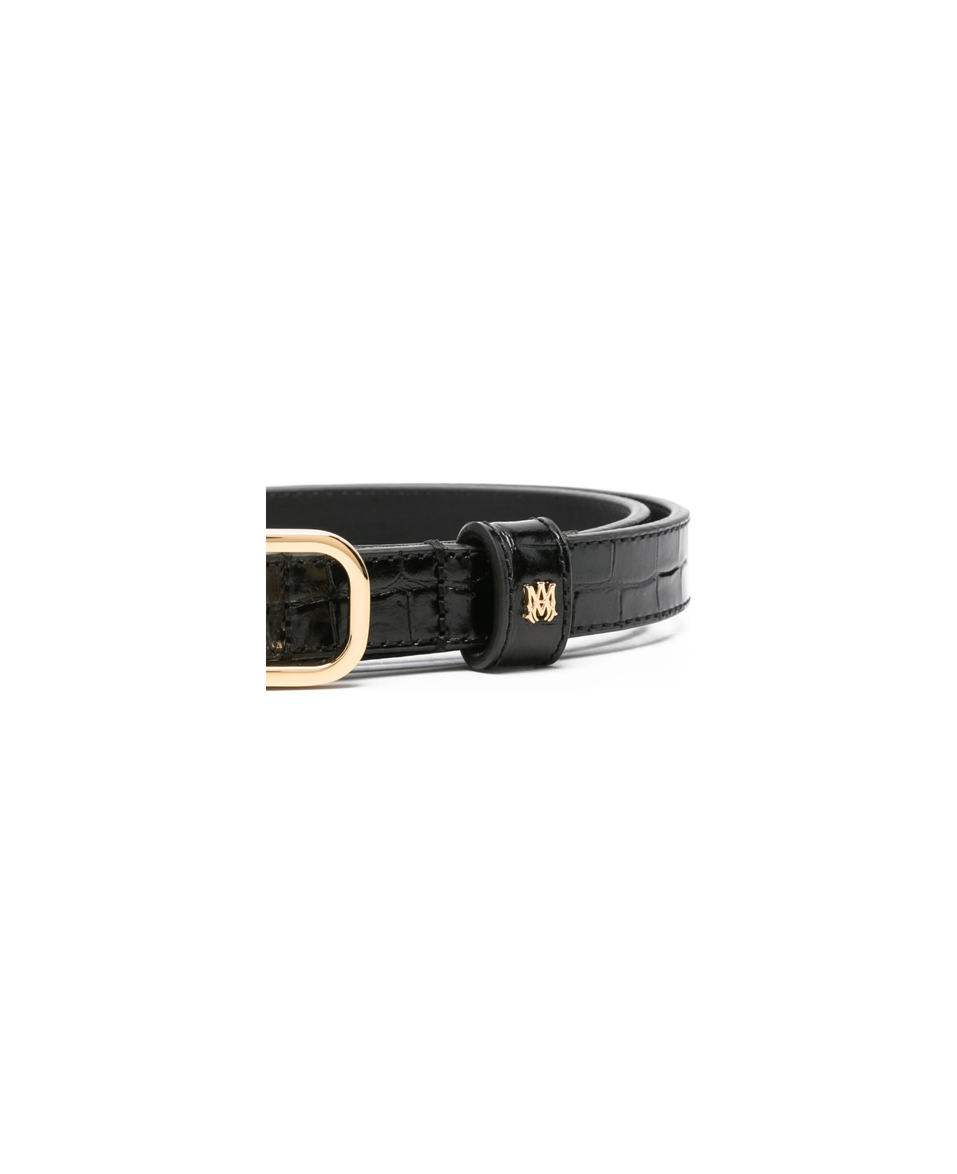 AMIRI Belt - BLACK/GOLD