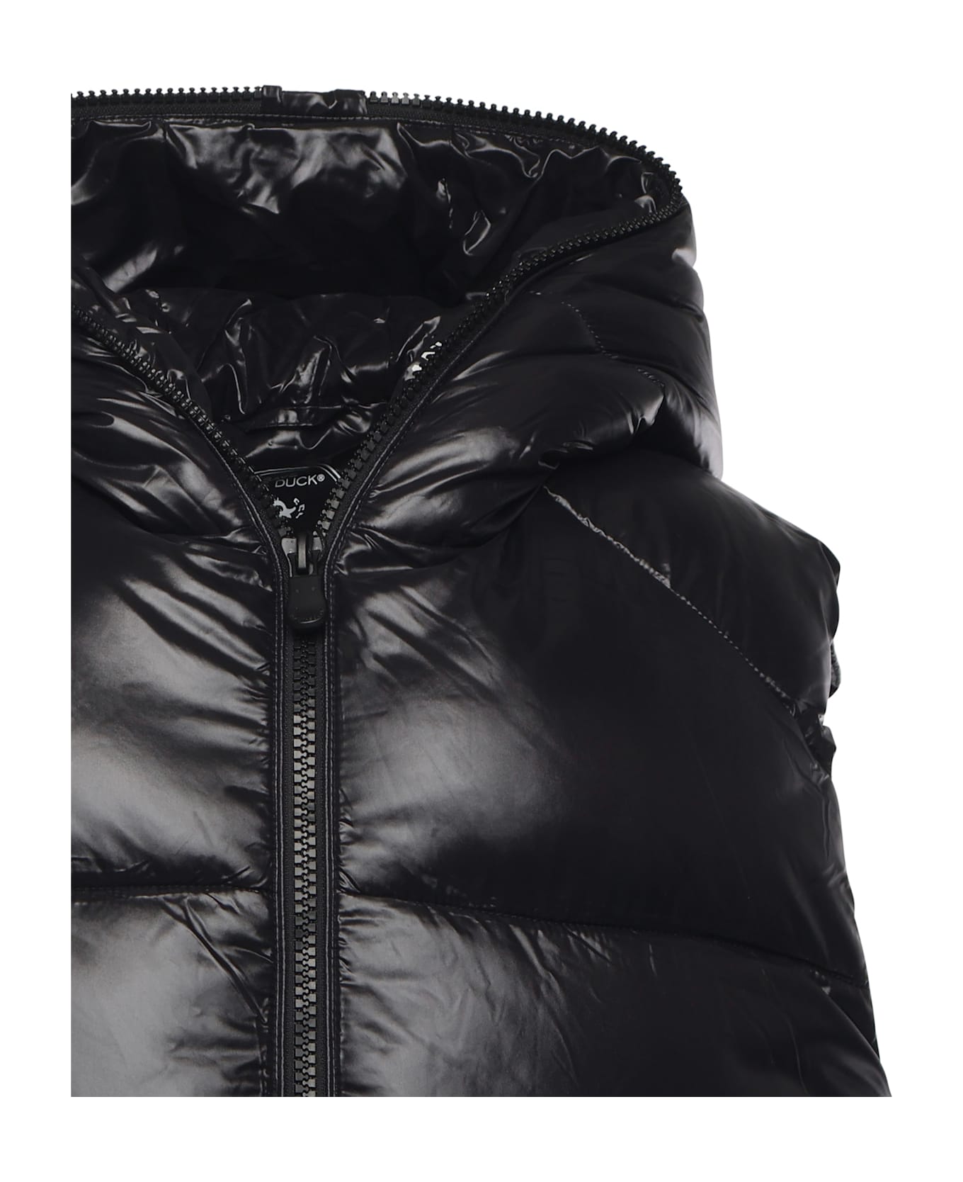 Save the Duck Nylon Padded Vest - Black