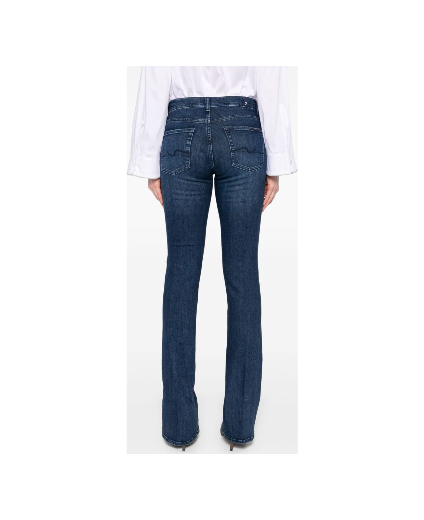 7 For All Mankind Straight Leg Jeans - Blue