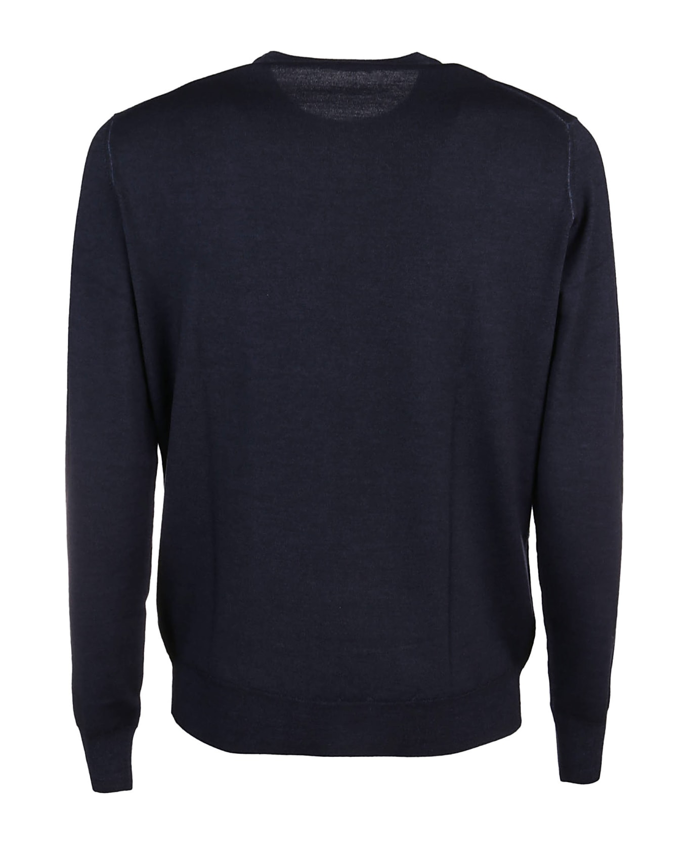 Drumohr Long Sleeve Sweater - Blu ニットウェア