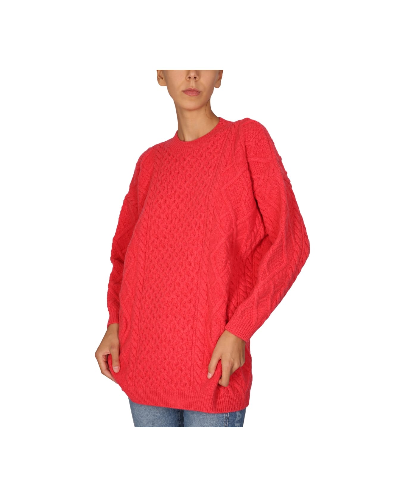 Stella McCartney Wool Crew Neck Sweater - RED