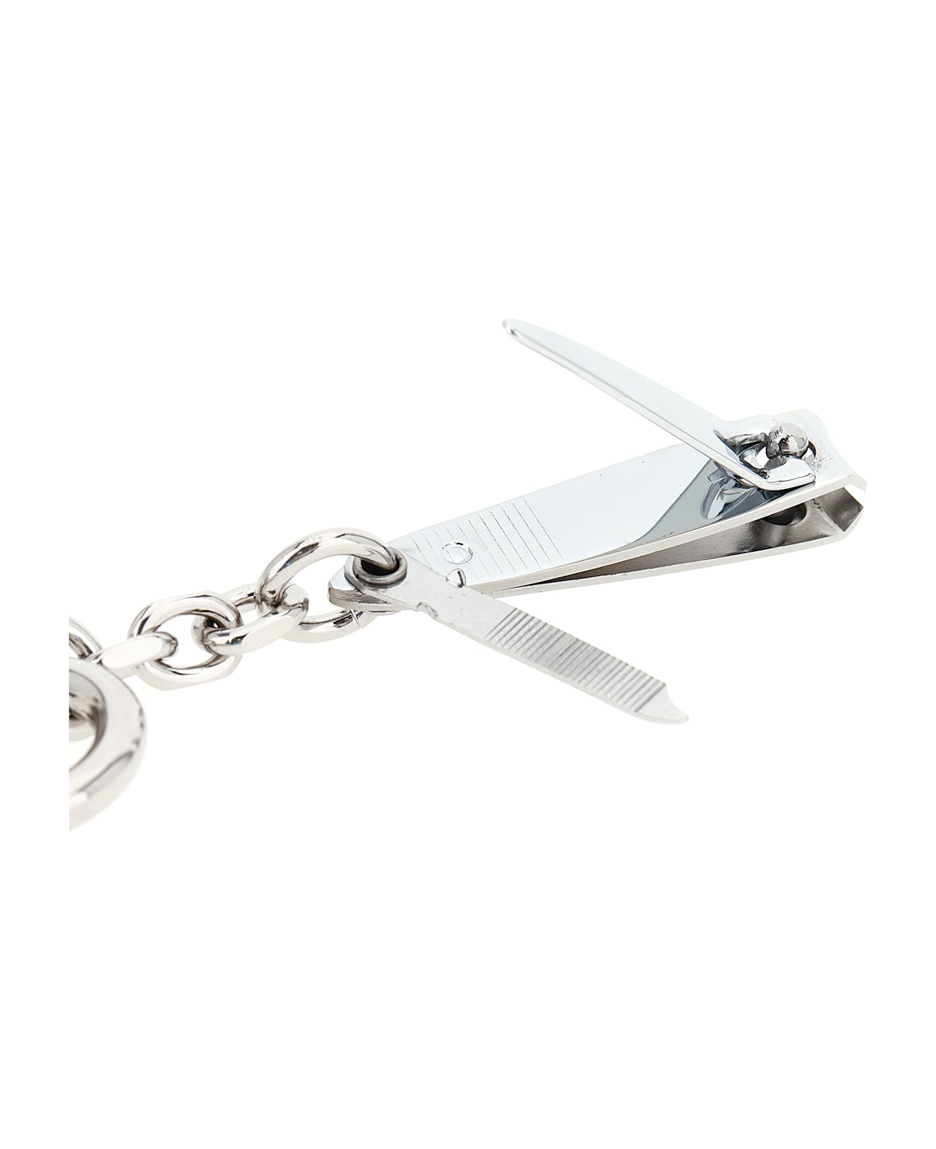Maison Margiela 'nail Cutter' Keyring Charm - Silver