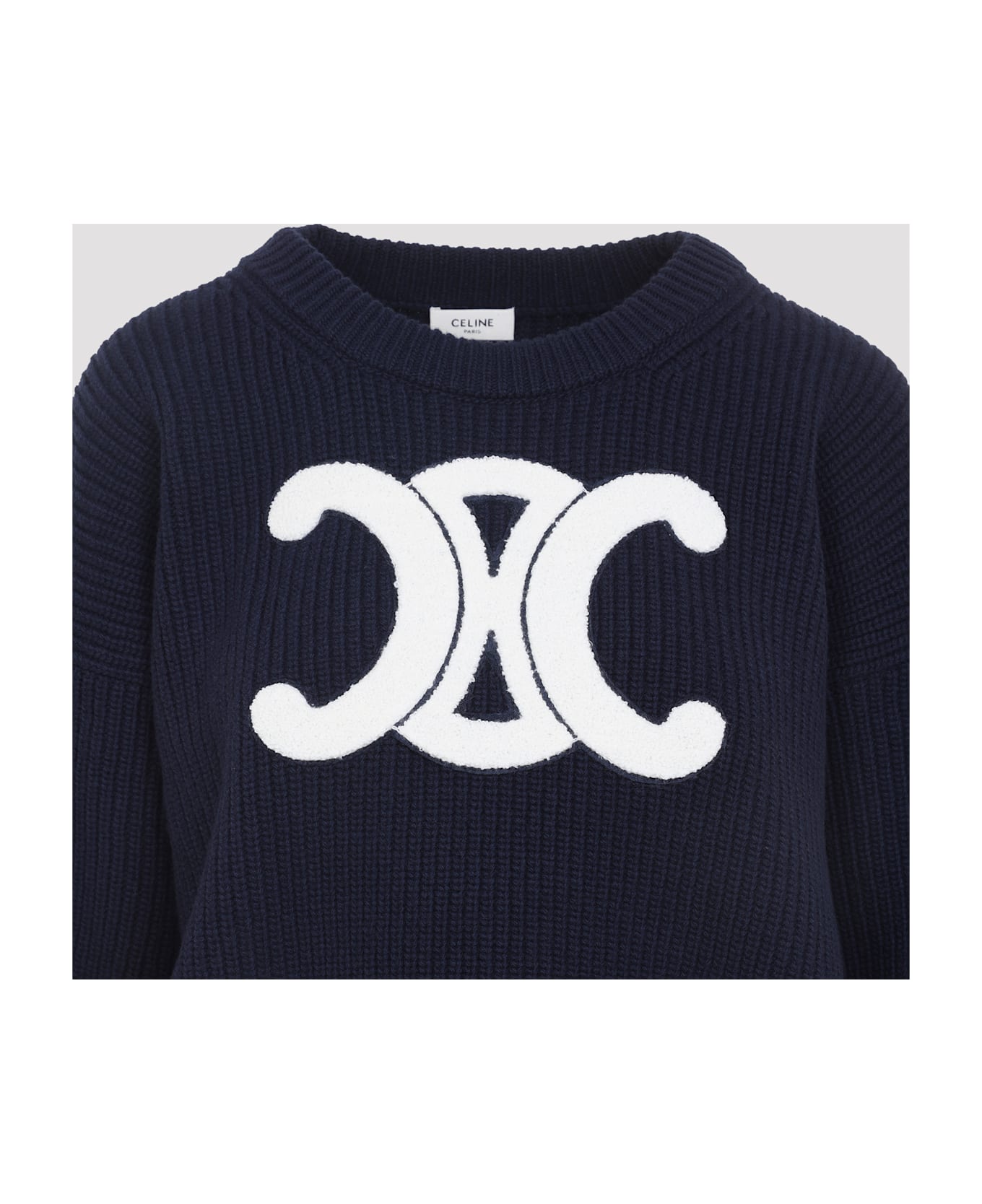 Celine Triomphe Pullover - BLUE