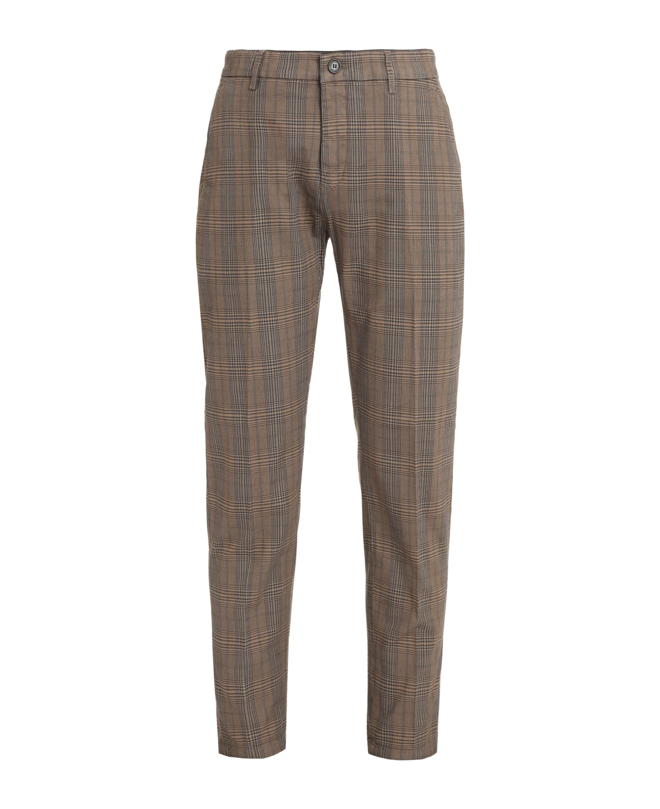 Department Five Stretch Cotton Chino Trousers - brown