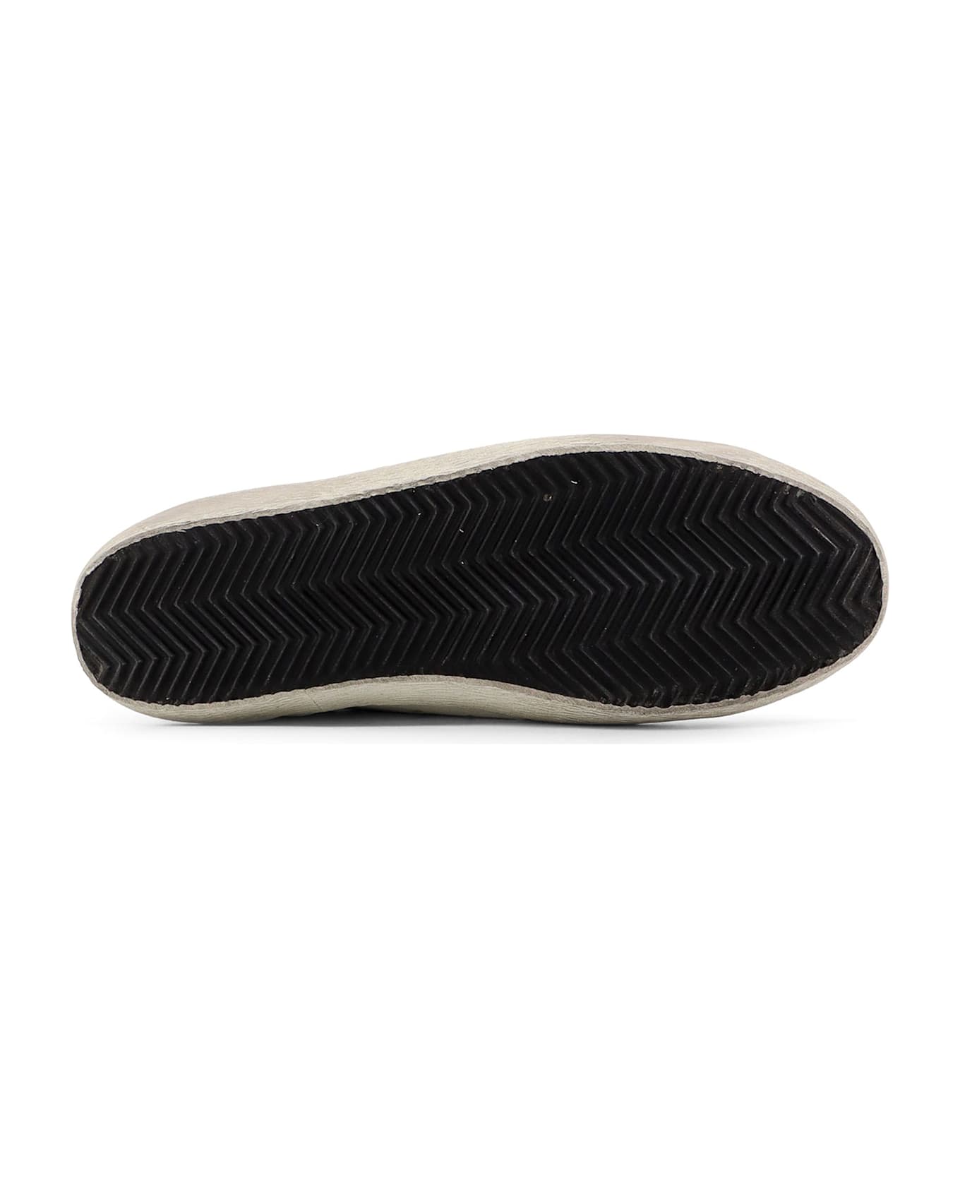 Golden Goose White Leather Sneakers - White