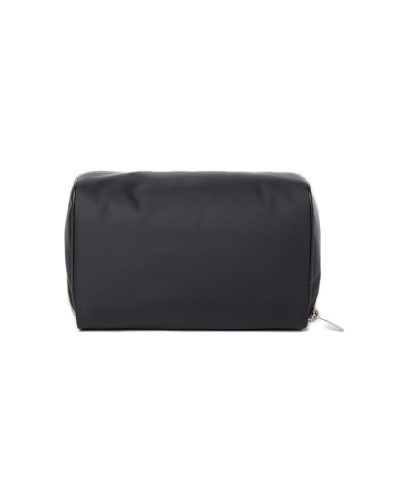 Saint Laurent Zipped Wash Bag - Black