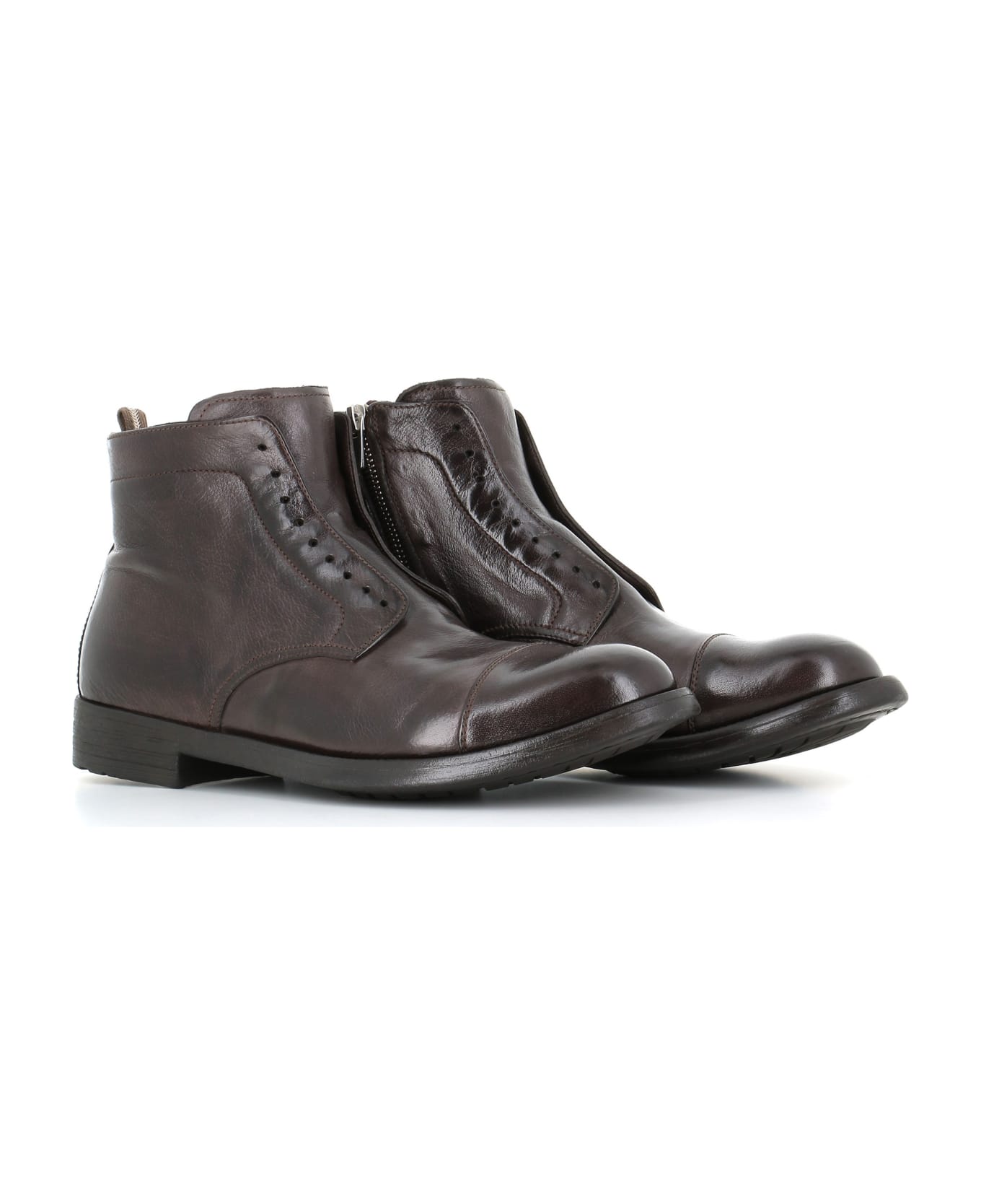 Officine Creative Lace-up Boot Hive/005 - Ebony
