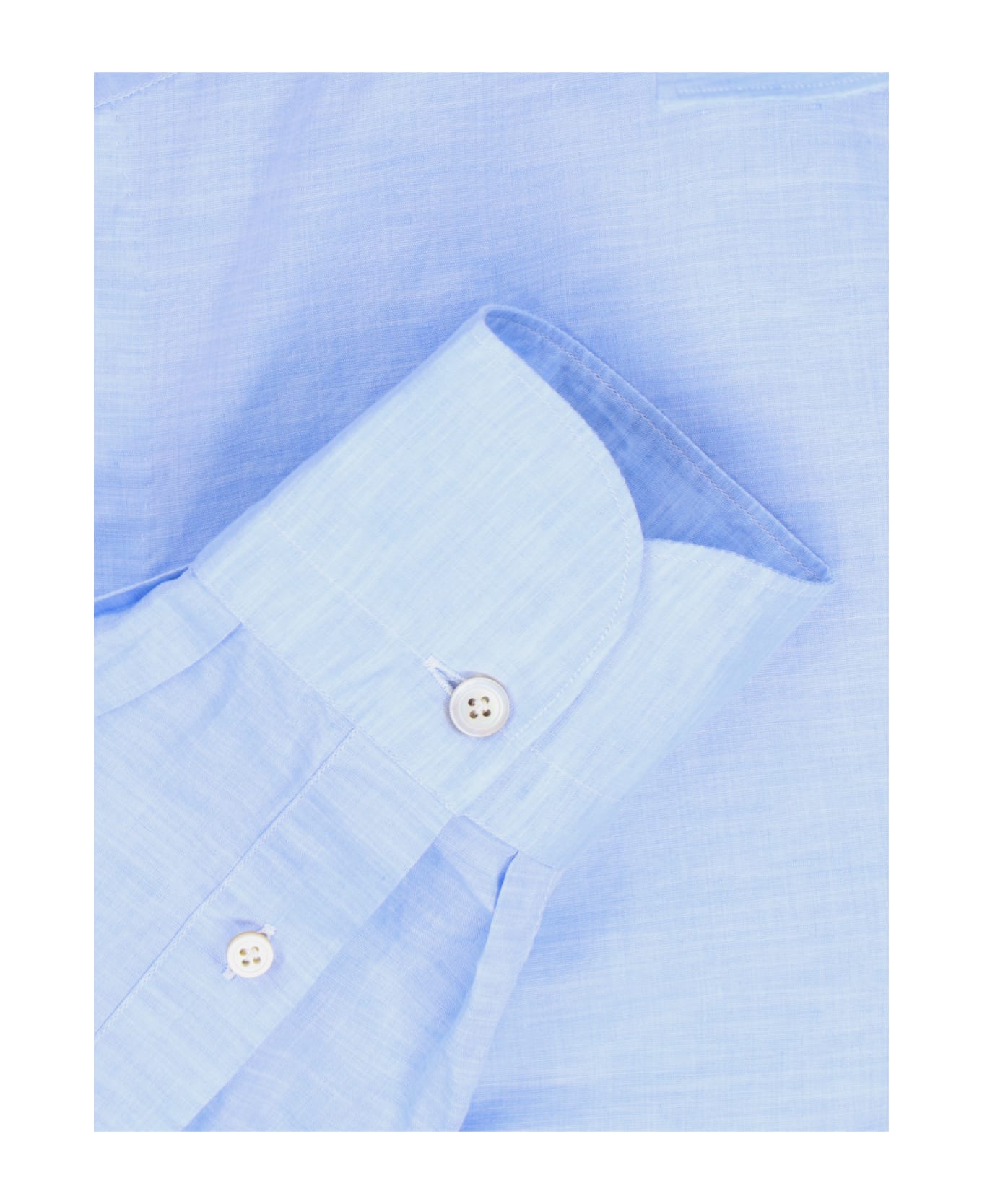 Finamore Basic Shirt - Light Blue