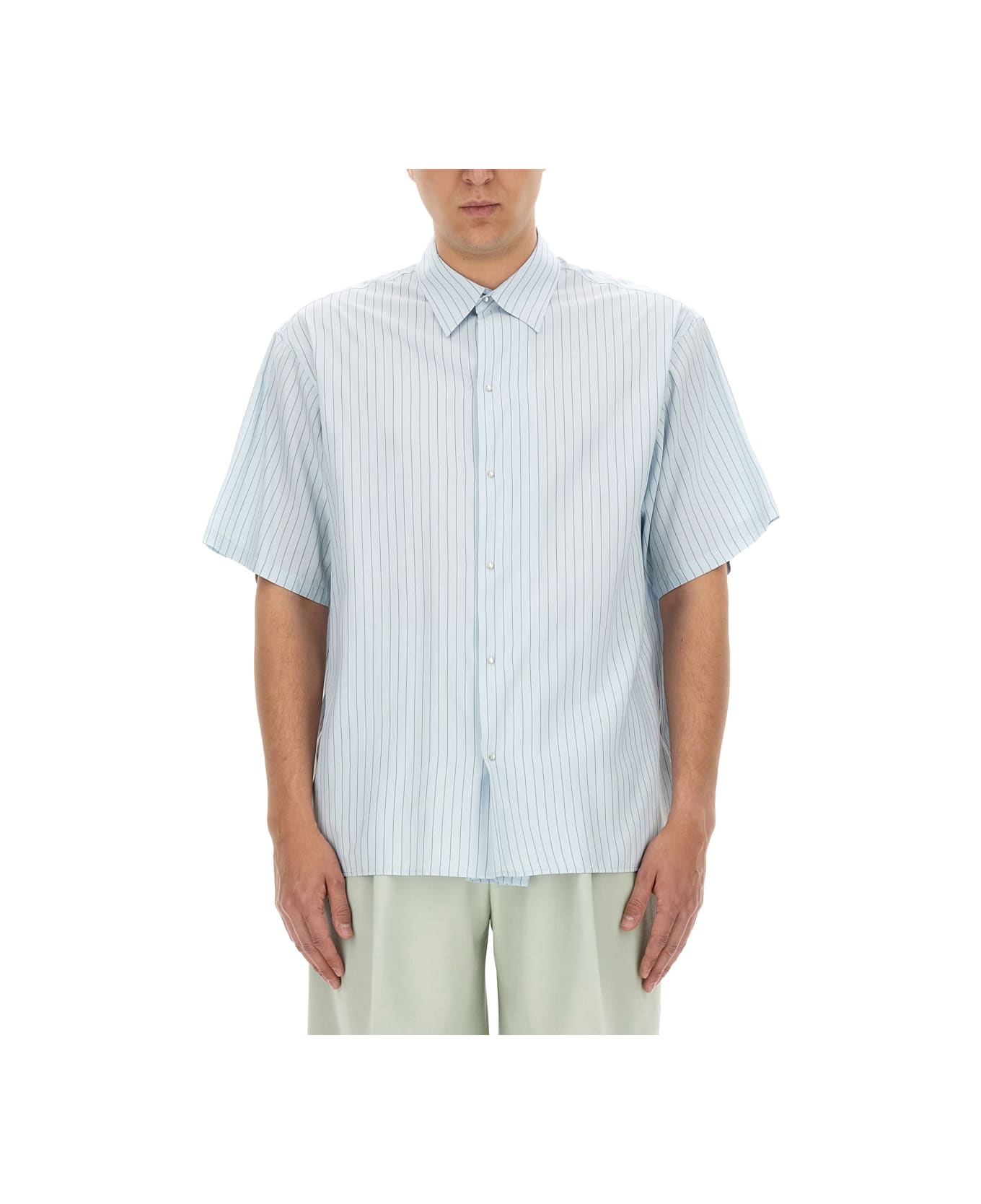Lanvin Striped Shirt - AZURE シャツ