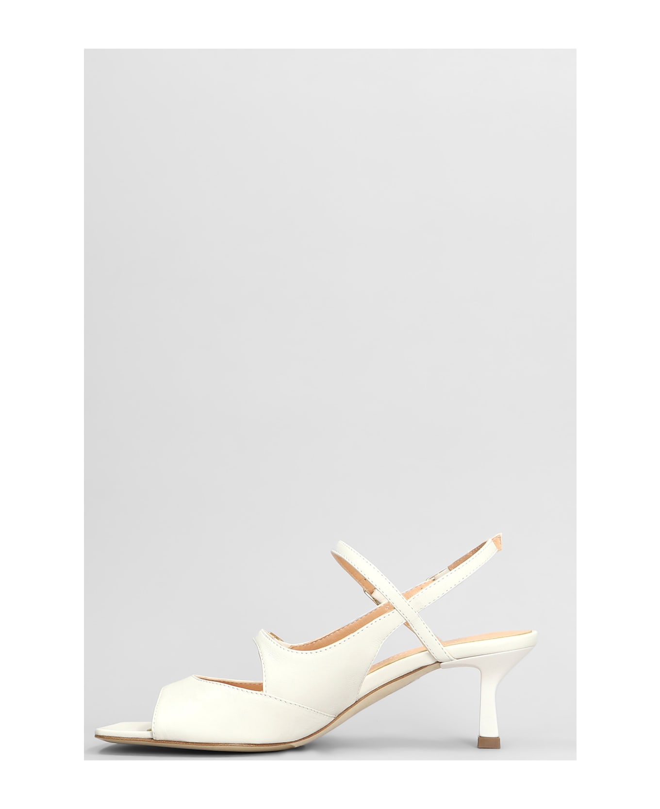 The Seller Sandals In White Leather - white